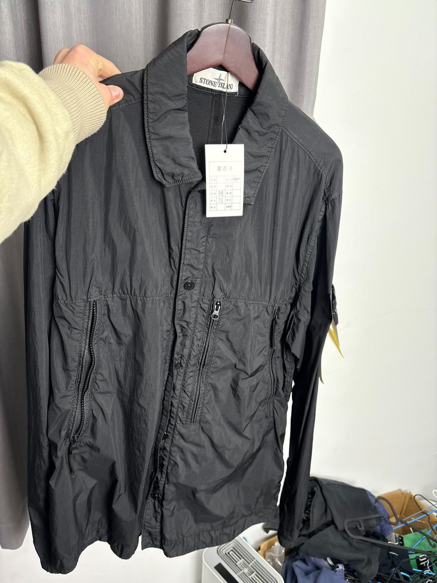Stone Island Stone Island Nylon Black Light Jacket L Men Size US L / EU 52-54 / 3 - 7 Thumbnail
