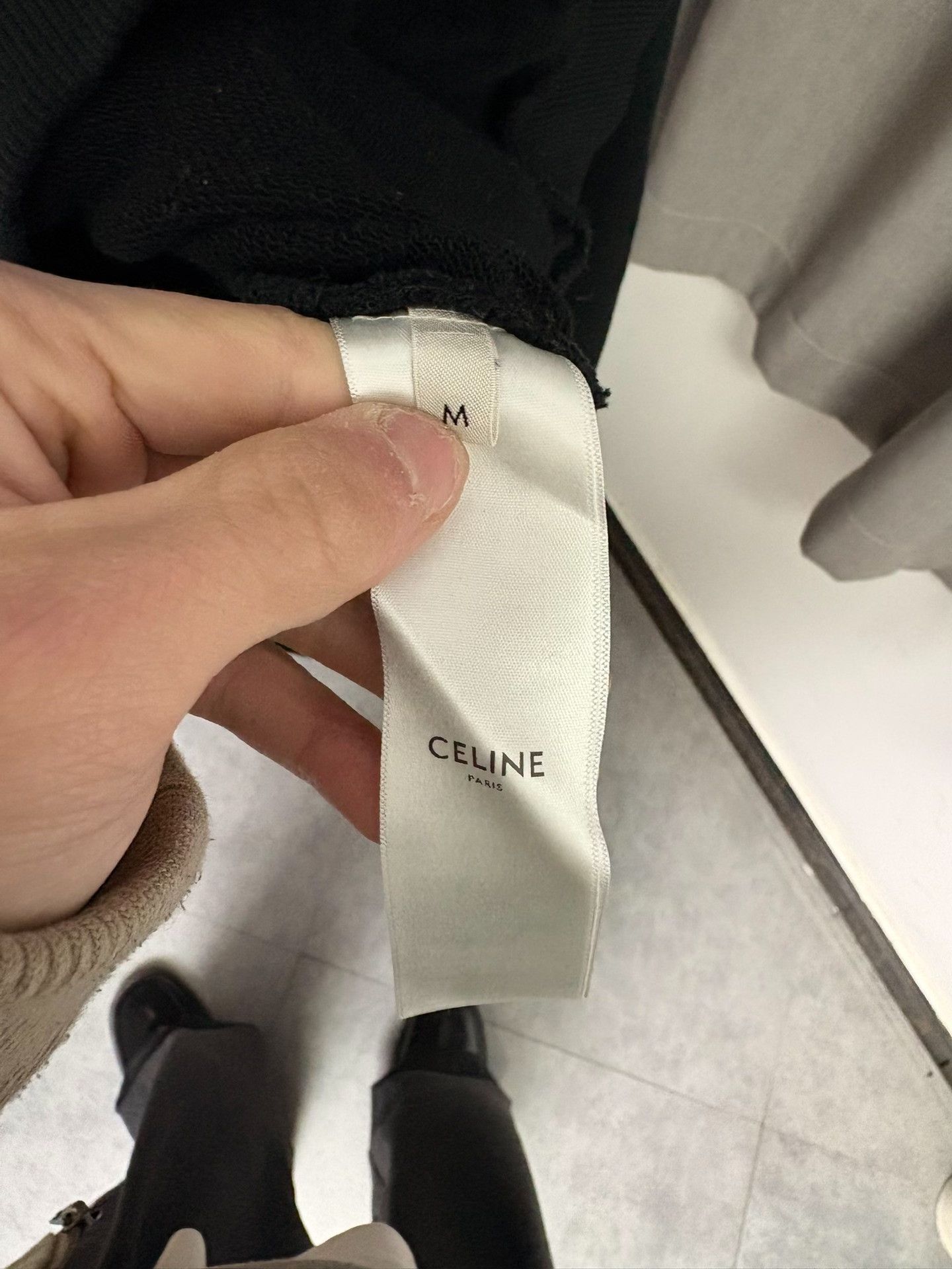 Celine Celine Black Hoodie M Women Size M / US 6-8 / IT 42-44 - 5 Thumbnail