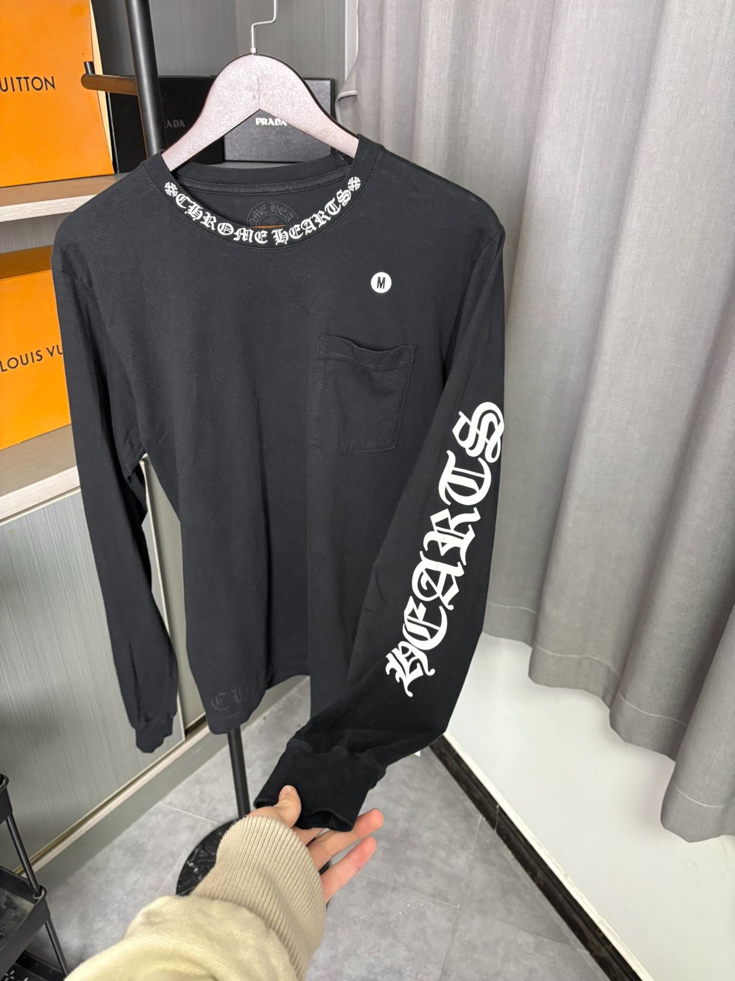 Chrome Hearts Chrome Hearts Printed Black T-Shirt M Men Size US M / EU 48-50 / 2 - 5 Thumbnail