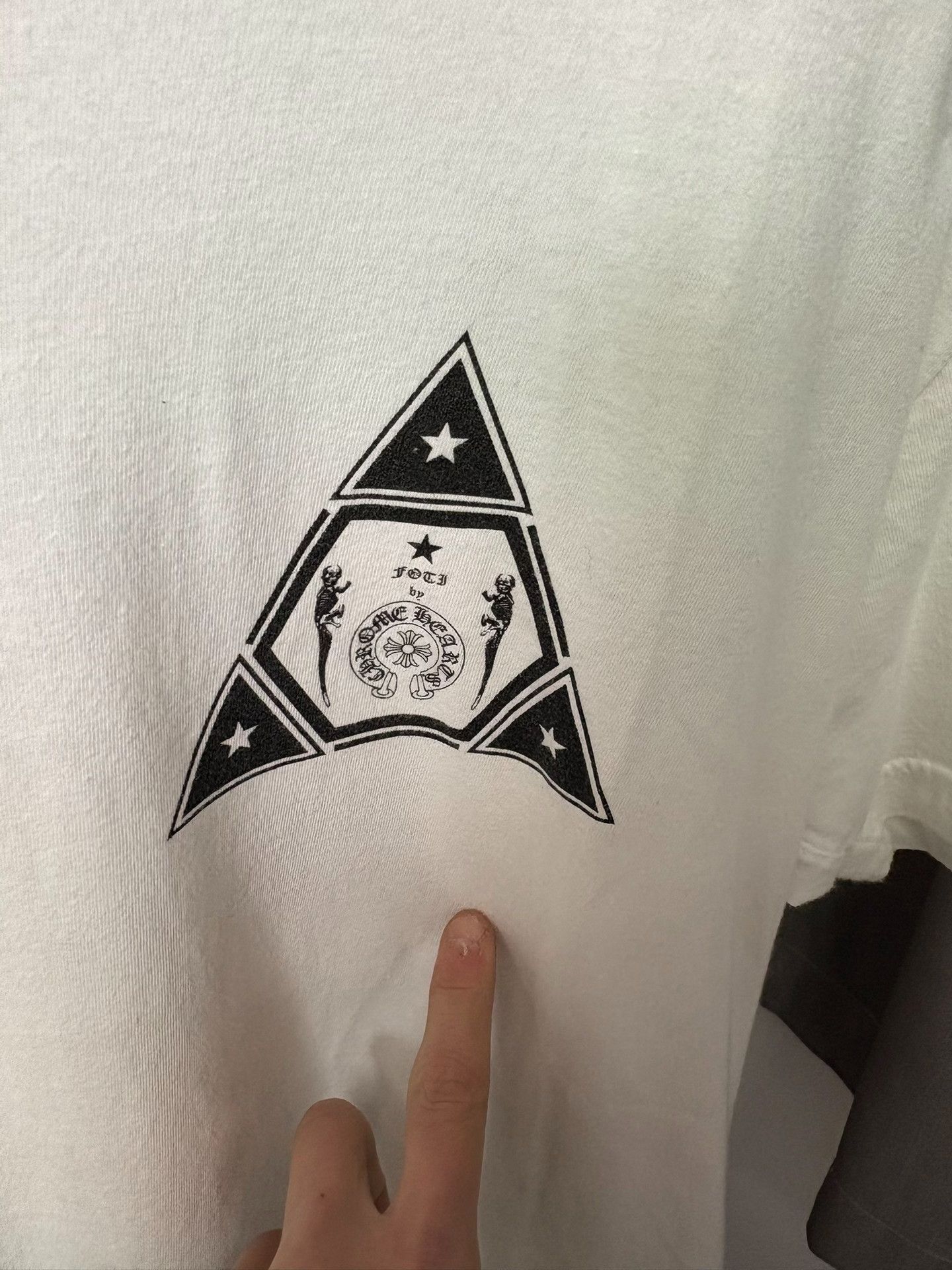 Chrome Hearts Chrome Hearts White T-Shirt M Men Size US M / EU 48-50 / 2 - 3 Thumbnail