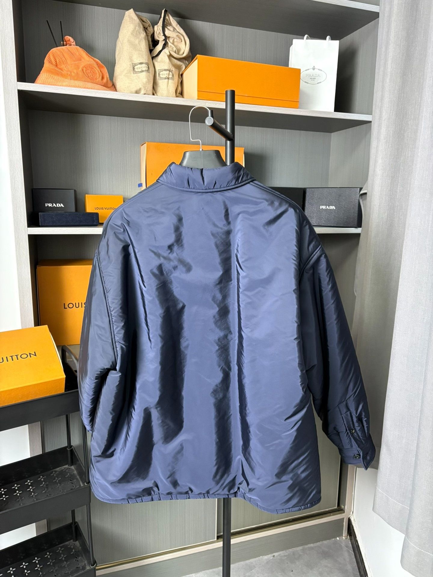 Prada Prada Nylon Blue Light Jacket 40 Men Size US M / EU 48-50 / 2 - 3 Thumbnail