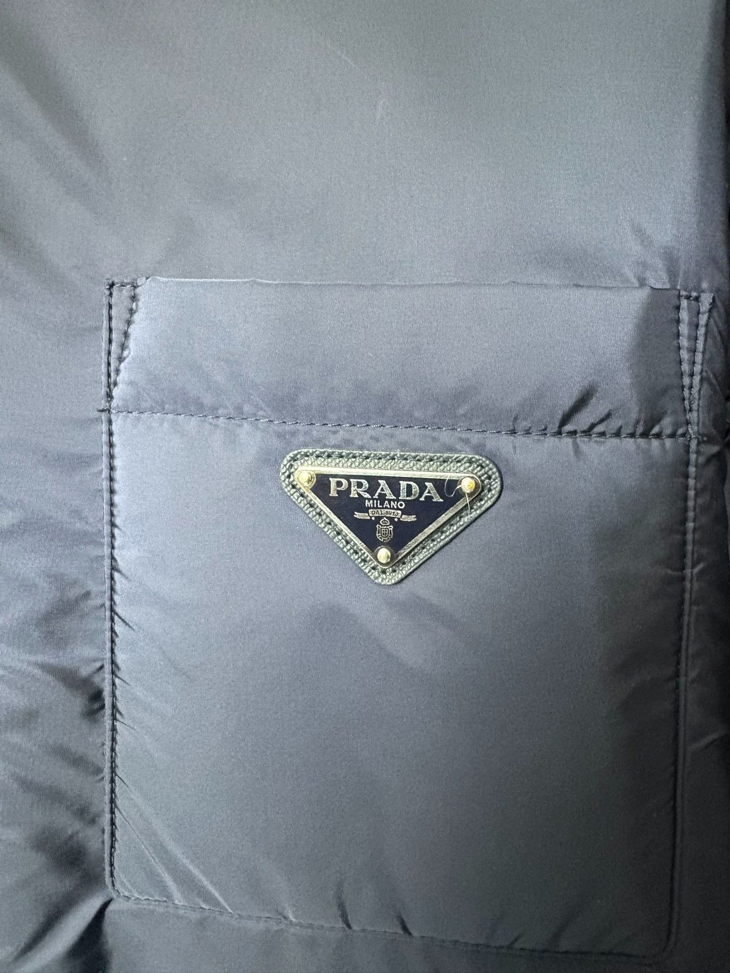 Prada Prada Nylon Blue Light Jacket 40 Men Size US M / EU 48-50 / 2 - 2 Thumbnail