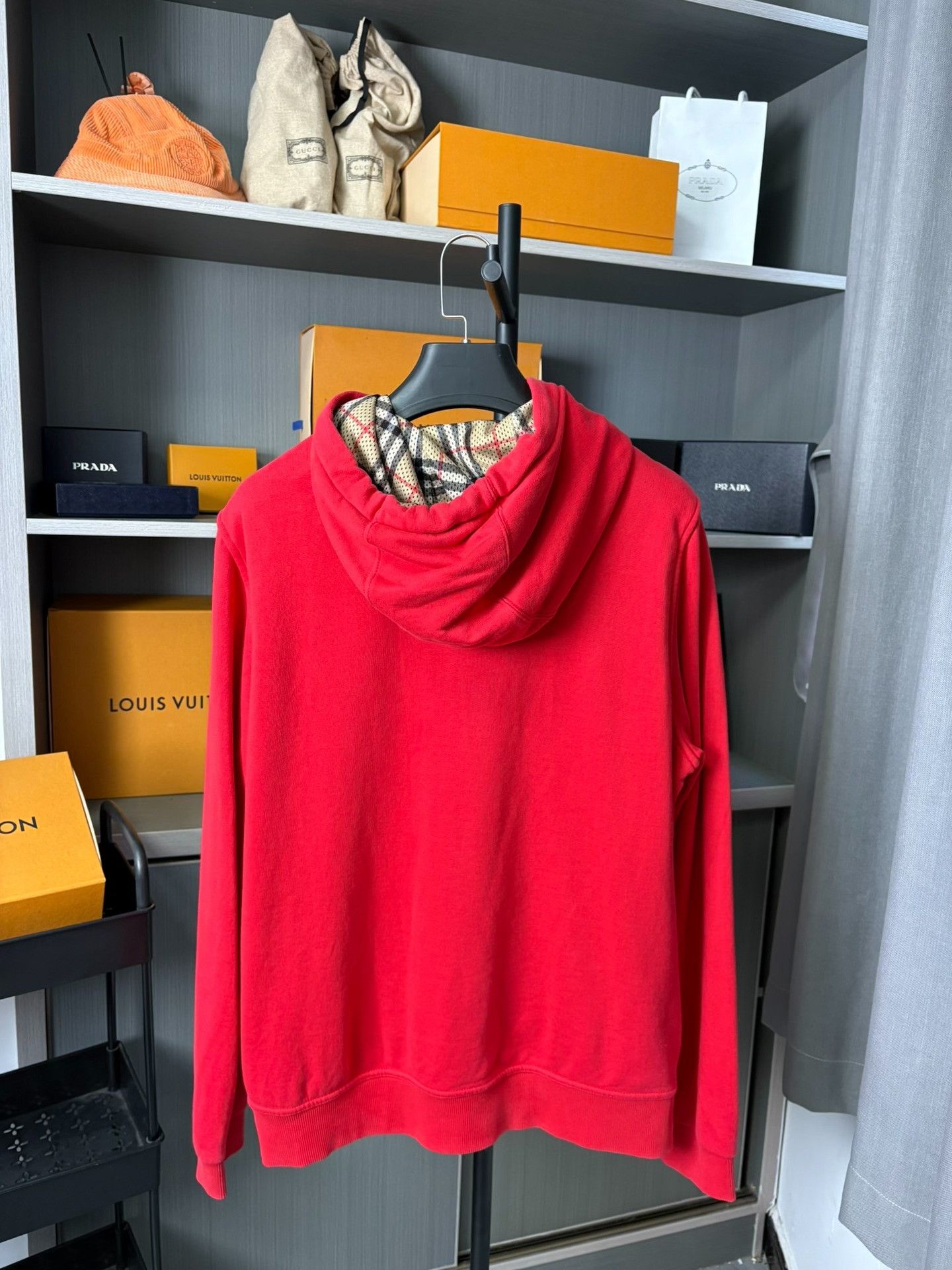 Burberry Burberry Red Hoodie M Men Size US M / EU 48-50 / 2 - 5 Thumbnail
