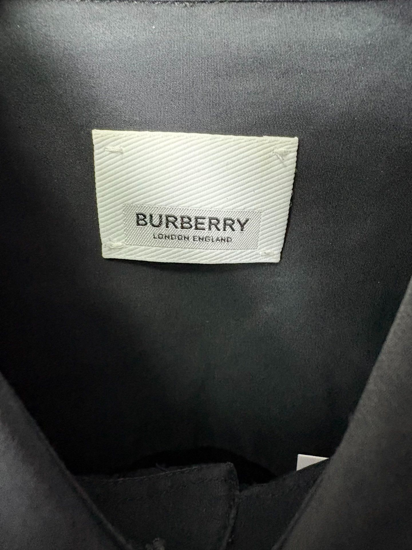 Burberry Burberry Black Shirt 41 Men Size US M / EU 48-50 / 2 - 2 Thumbnail