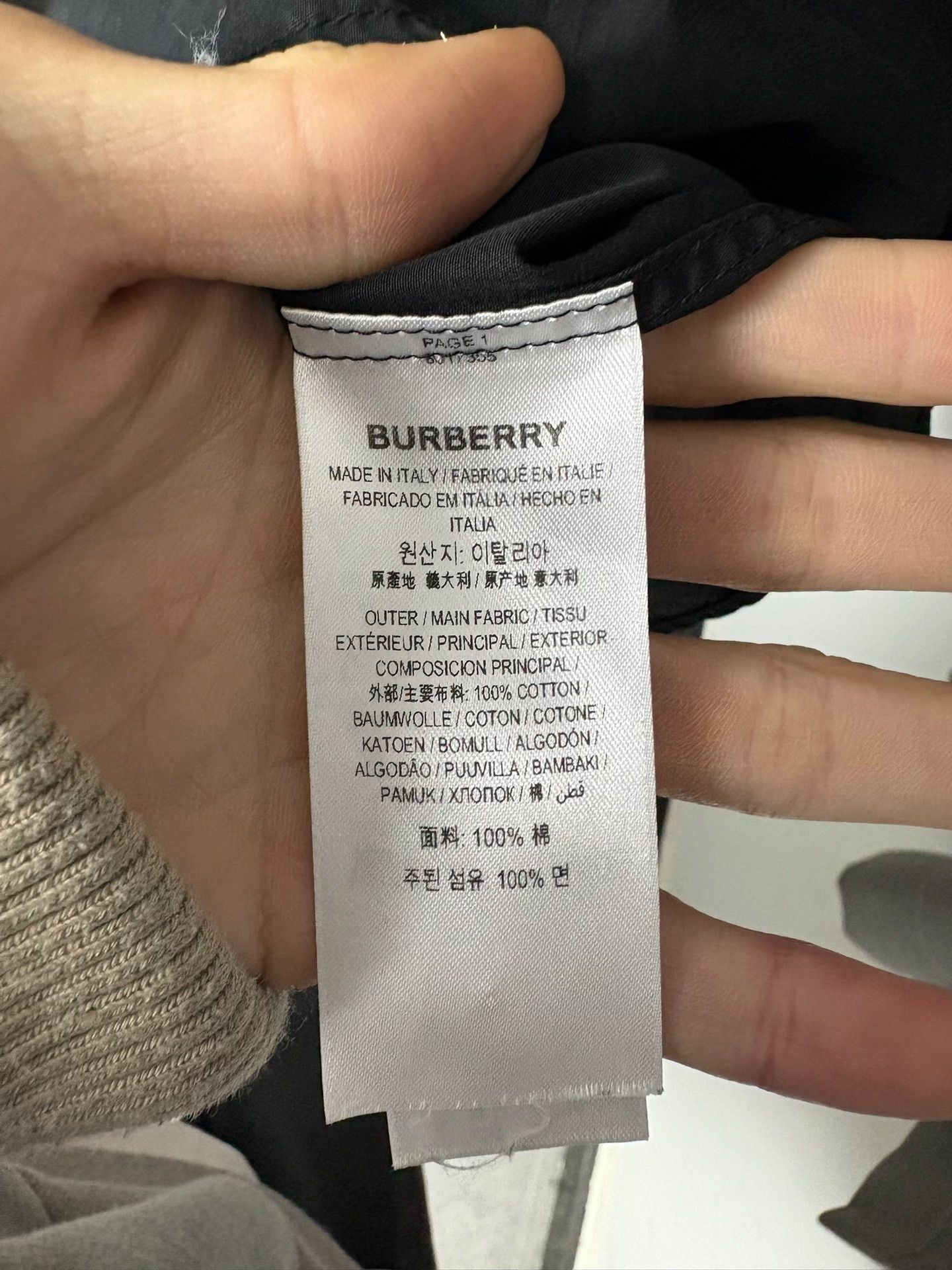 Burberry Burberry Black Shirt 41 Men Size US M / EU 48-50 / 2 - 4 Thumbnail