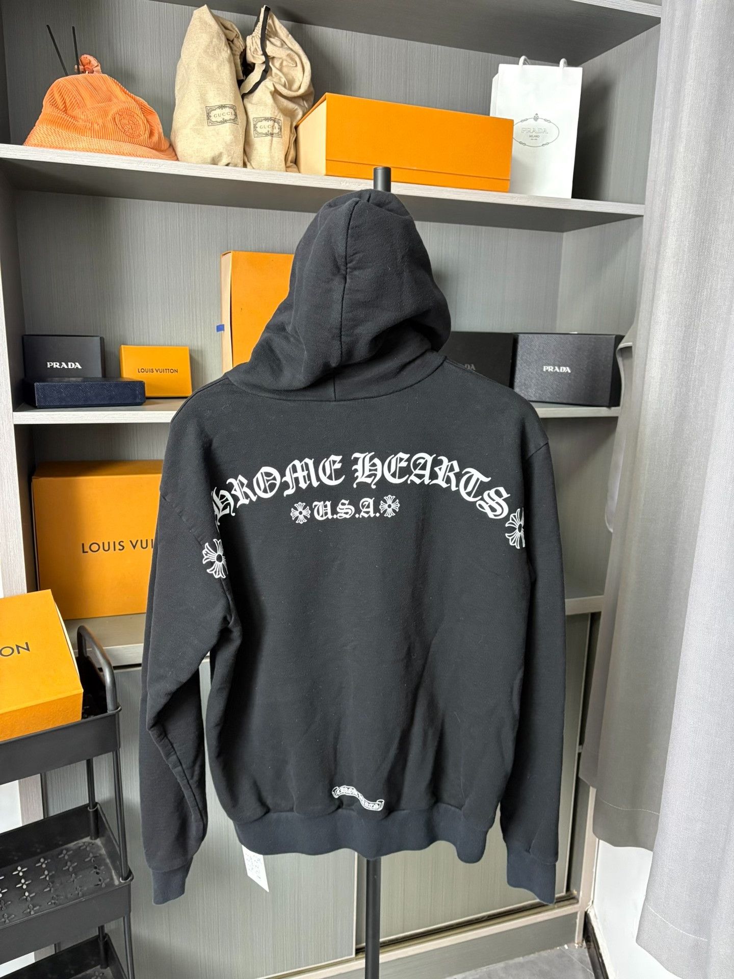 Chrome Hearts Chrome Hearts Black Hoodie S Men Size US S / EU 44-46 / 1 - 2 Thumbnail