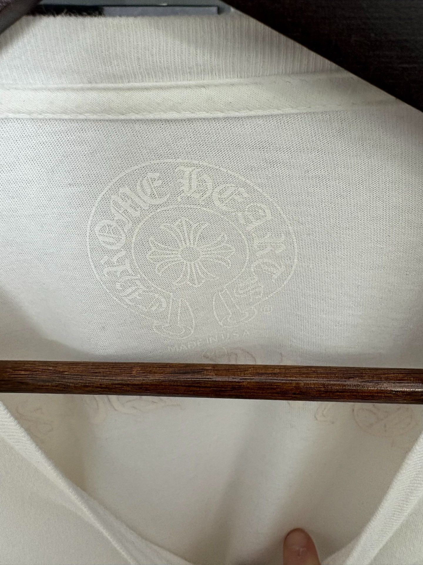 Chrome Hearts Chrome Hearts White T-Shirt XL Men Size US XL / EU 56 / 4 - 3 Thumbnail