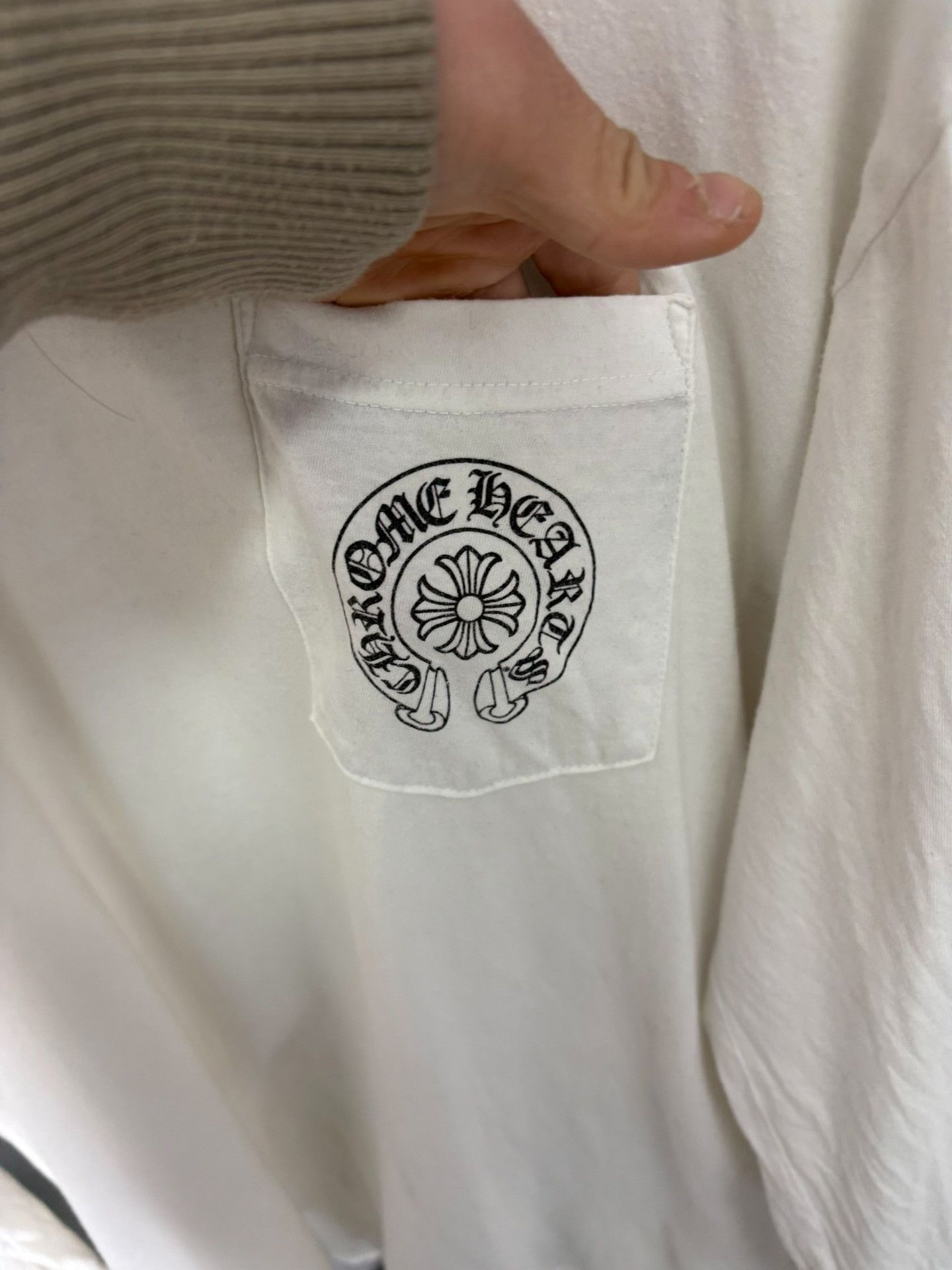 Chrome Hearts Chrome Hearts White T-Shirt XL Men Size US XL / EU 56 / 4 - 4 Thumbnail