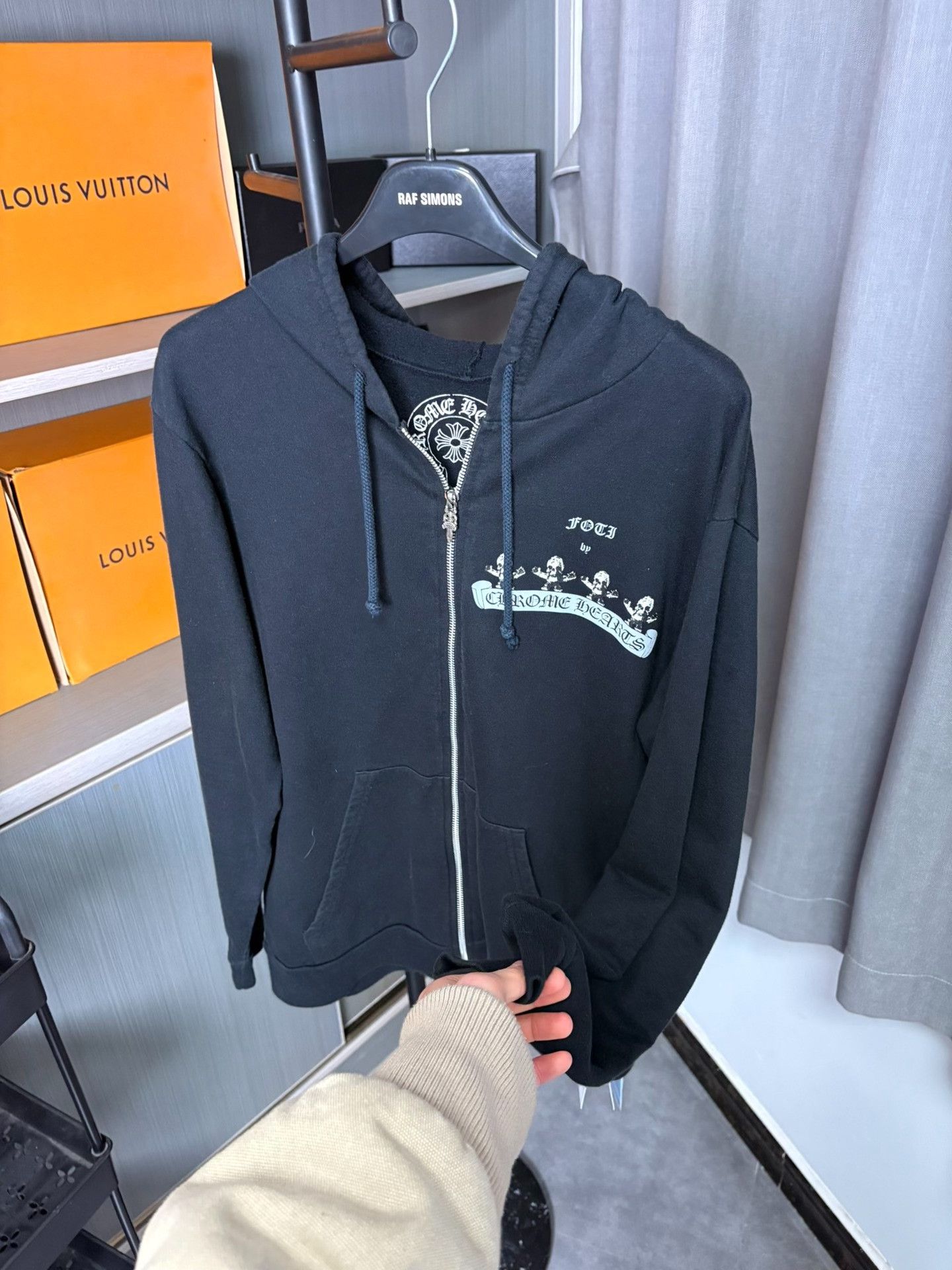 Chrome Hearts Chrome Hearts Black Hoodie L Men Size US L / EU 52-54 / 3 - 9 Thumbnail