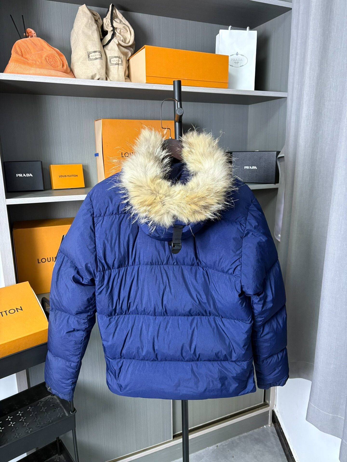 Stone Island Stone Island Down Blue Heavy Coat S Men Size US S / EU 44-46 / 1 - 2 Thumbnail