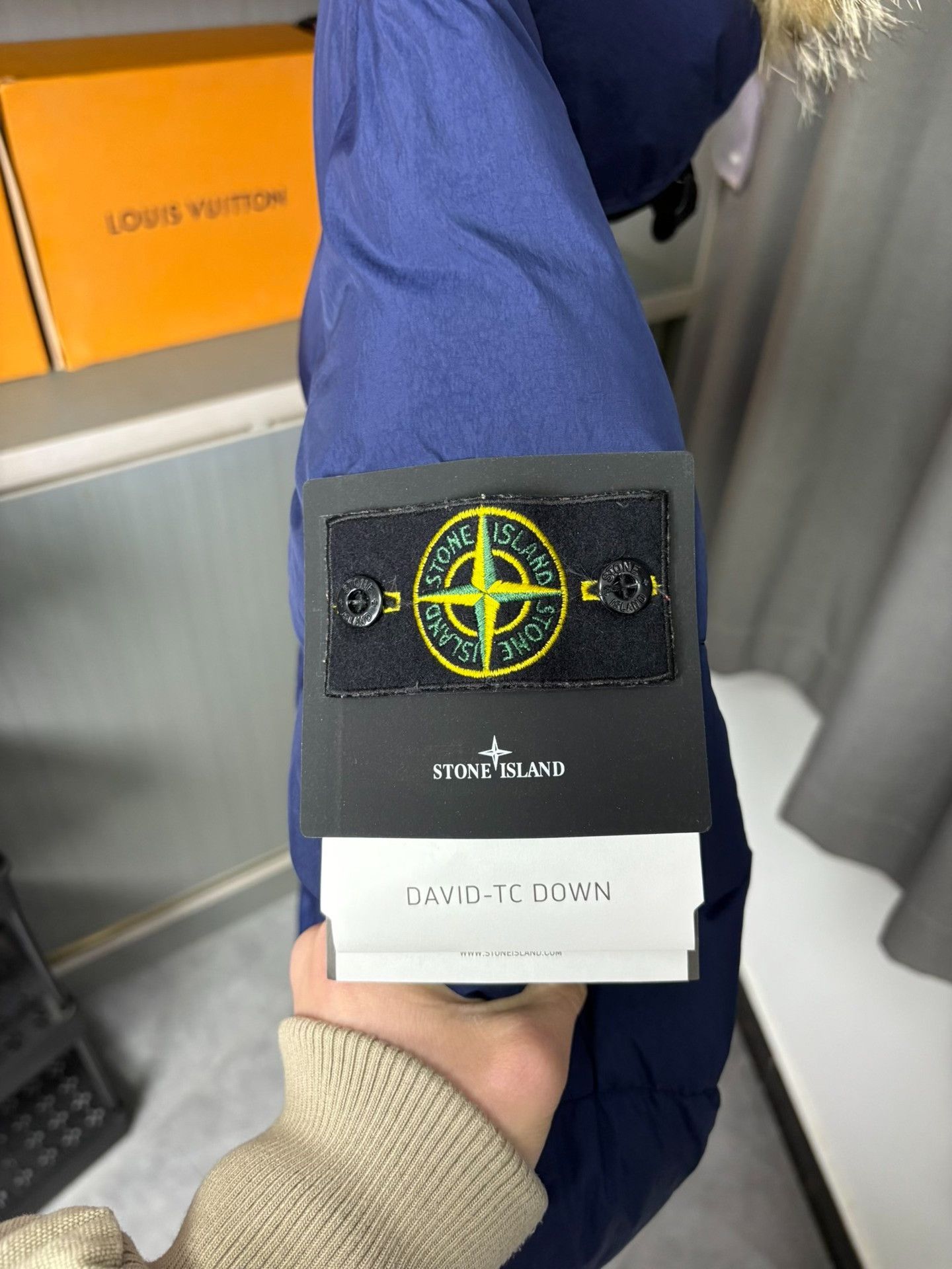 Stone Island Stone Island Down Blue Heavy Coat S Men Size US S / EU 44-46 / 1 - 3 Thumbnail