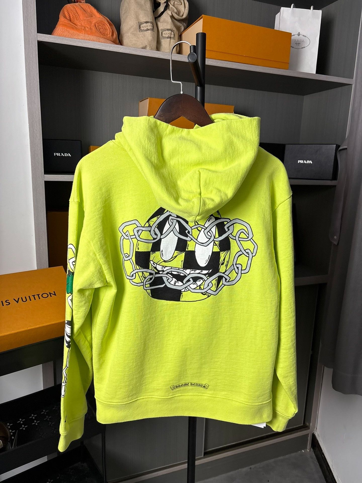 Chrome Hearts Chrome Hearts Yellow Hoodie M Men Size US M / EU 48-50 / 2 - 2 Thumbnail