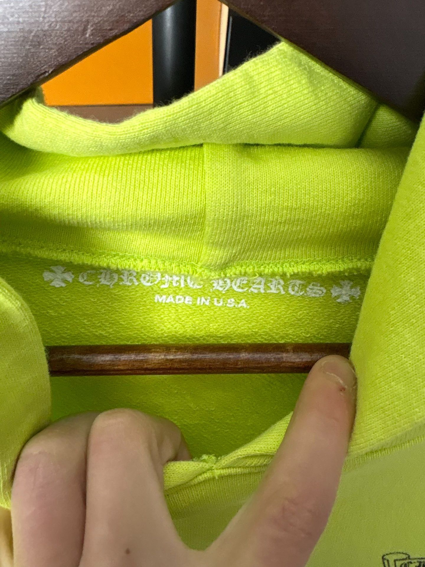 Chrome Hearts Chrome Hearts Yellow Hoodie M Men Size US M / EU 48-50 / 2 - 3 Thumbnail