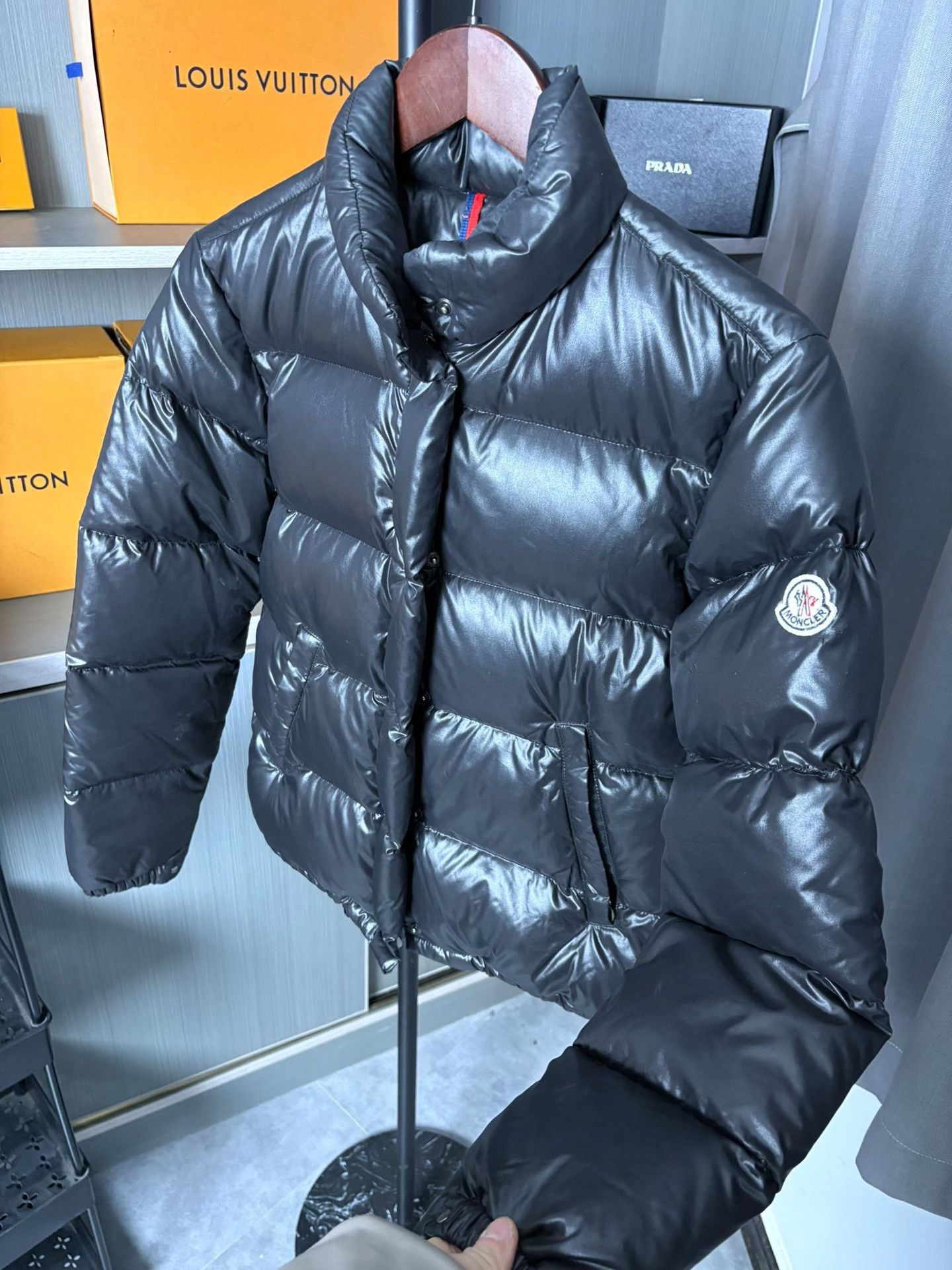 Moncler Moncler Down Black Heavy Coat M Men Size US M / EU 48-50 / 2 - 4 Thumbnail