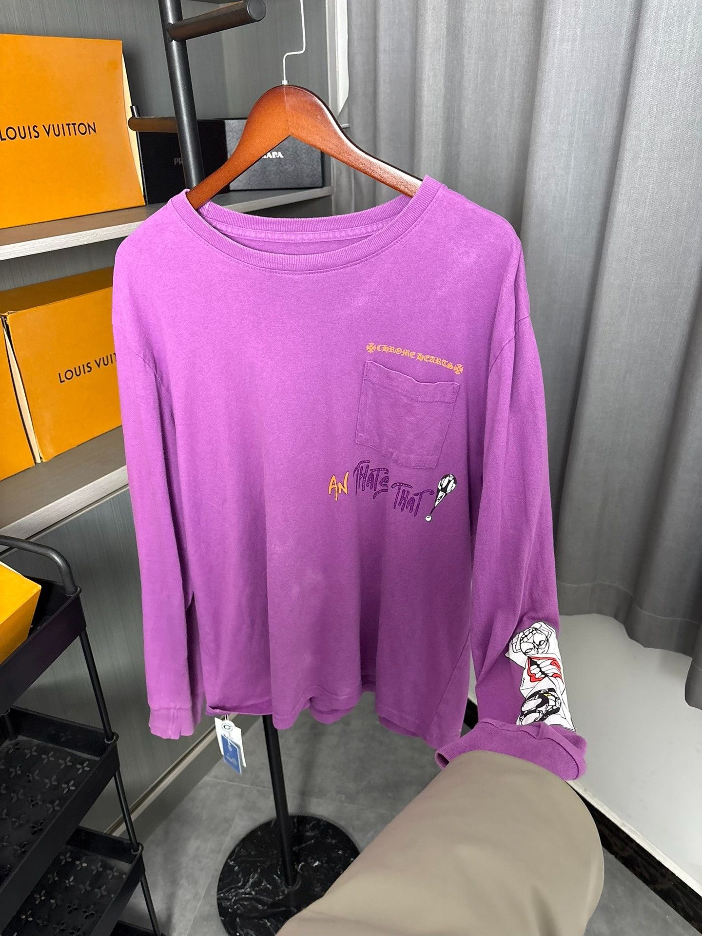Chrome Hearts Chrome Hearts Collab Purple T-Shirt XL Men Size US XL / EU 56 / 4 - 7 Thumbnail