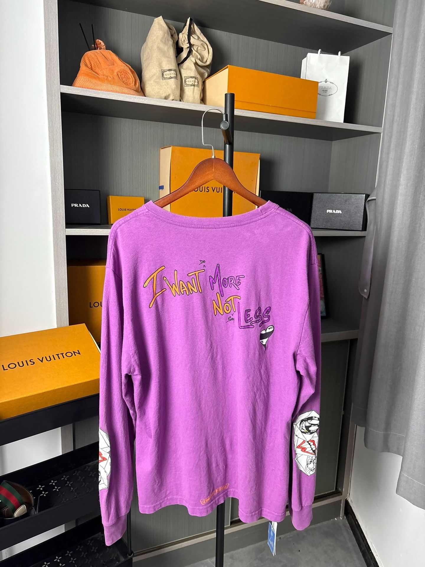 Chrome Hearts Chrome Hearts Collab Purple T-Shirt XL Men Size US XL / EU 56 / 4 - 3 Thumbnail