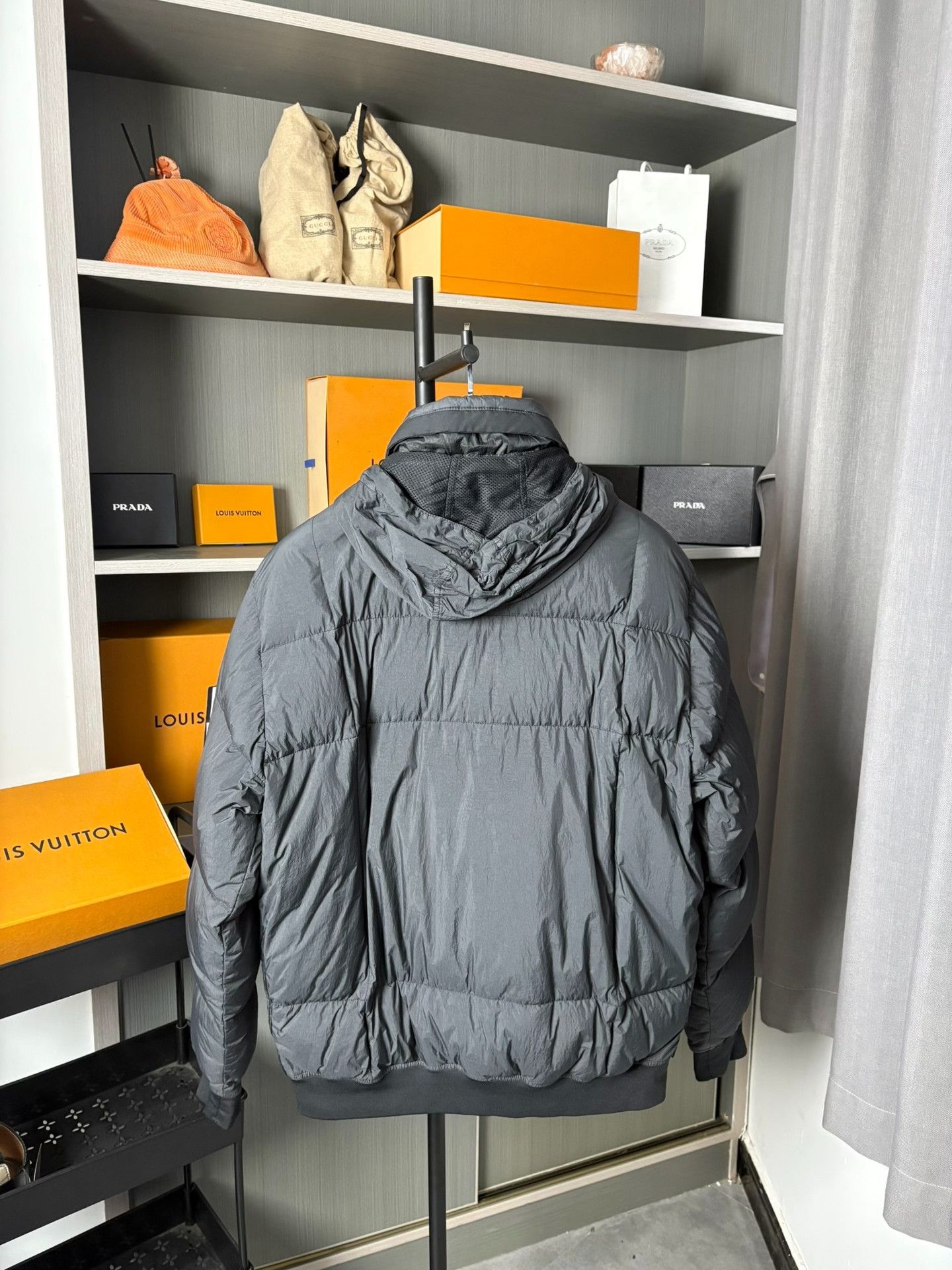 Stone Island Stone Island Down Black Heavy Coat XL Men Size US XL / EU 56 / 4 - 2 Thumbnail