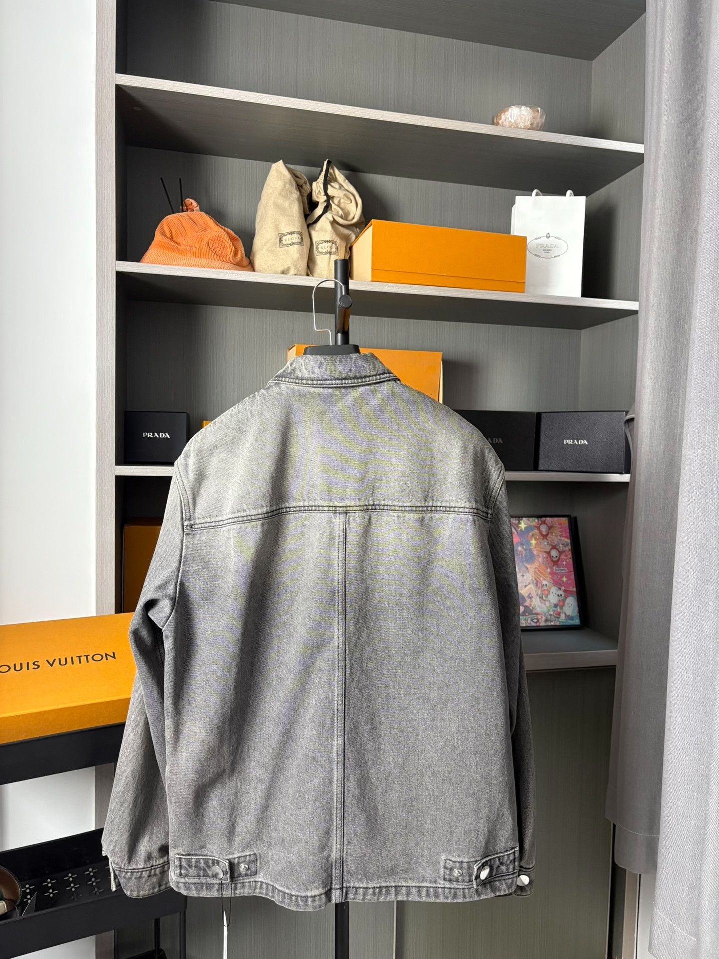 Prada Prada Denim Gray Light Jacket M Men Size US M / EU 48-50 / 2 - 4 Thumbnail
