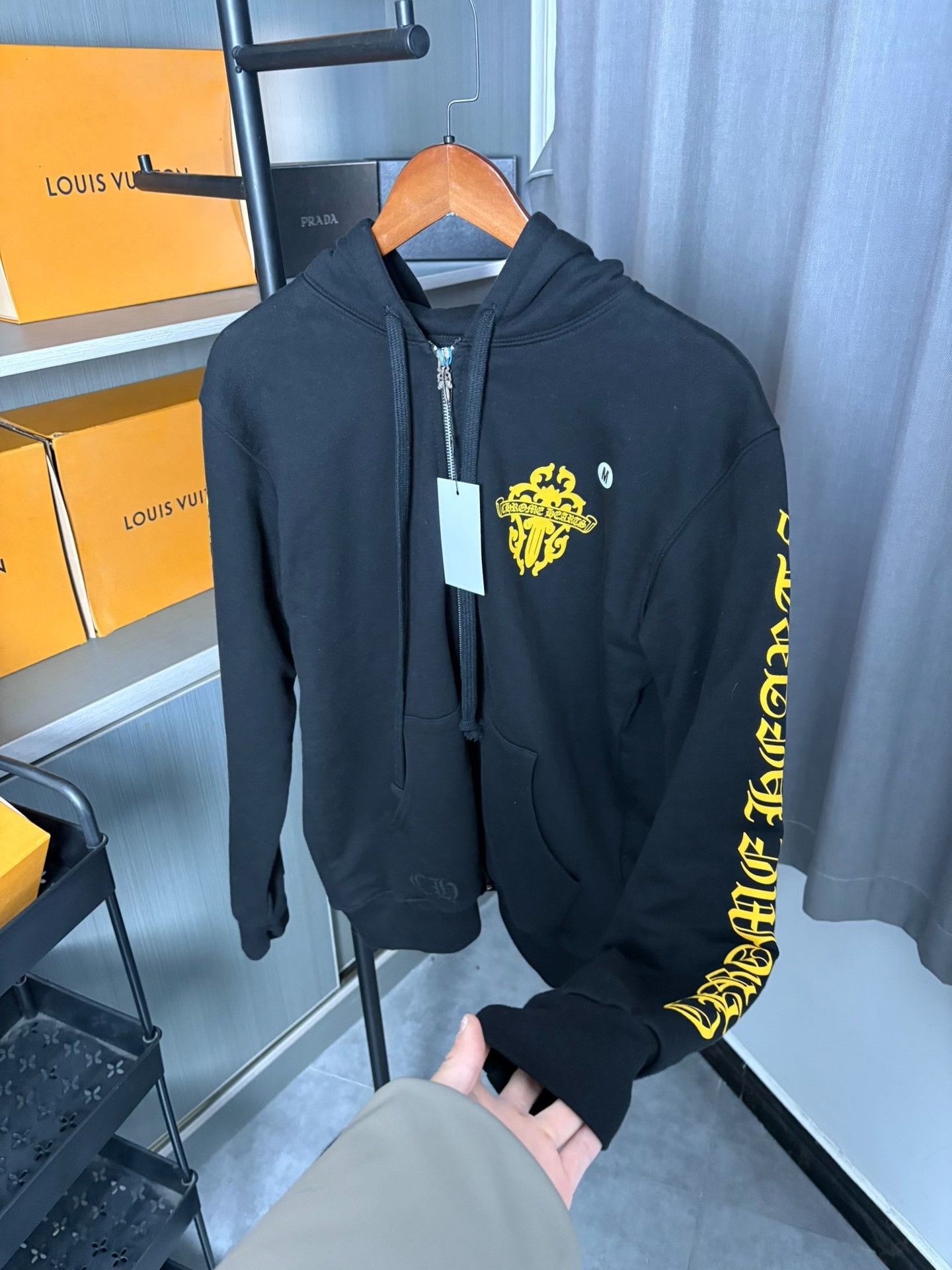 Chrome Hearts Chrome Hearts Yellow Hoodie M Men Size US M / EU 48-50 / 2 - 5 Thumbnail