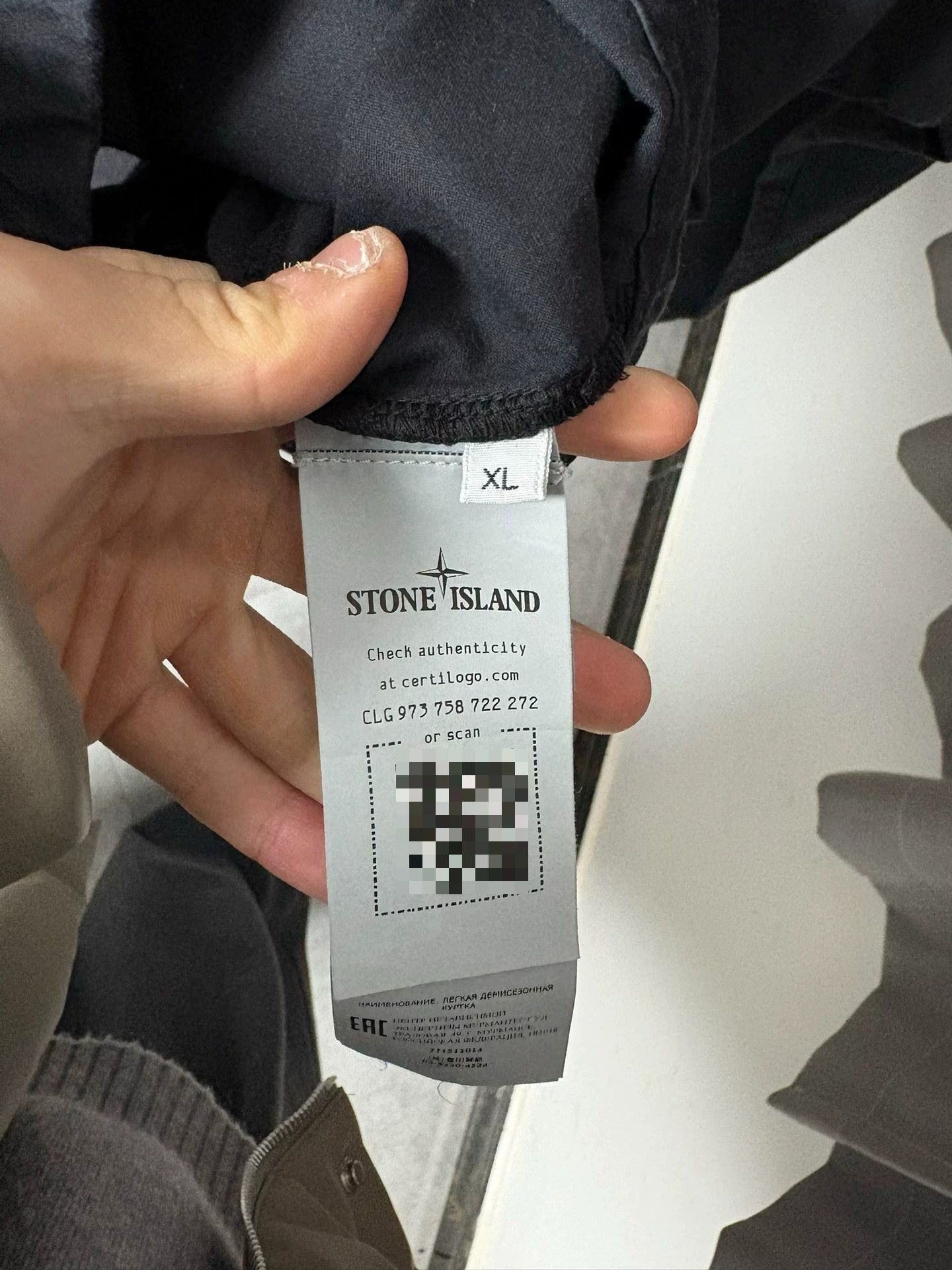 Stone Island Stone Island Cargo Gray Light Jacket XL Men Size US XL / EU 56 / 4 - 5 Thumbnail