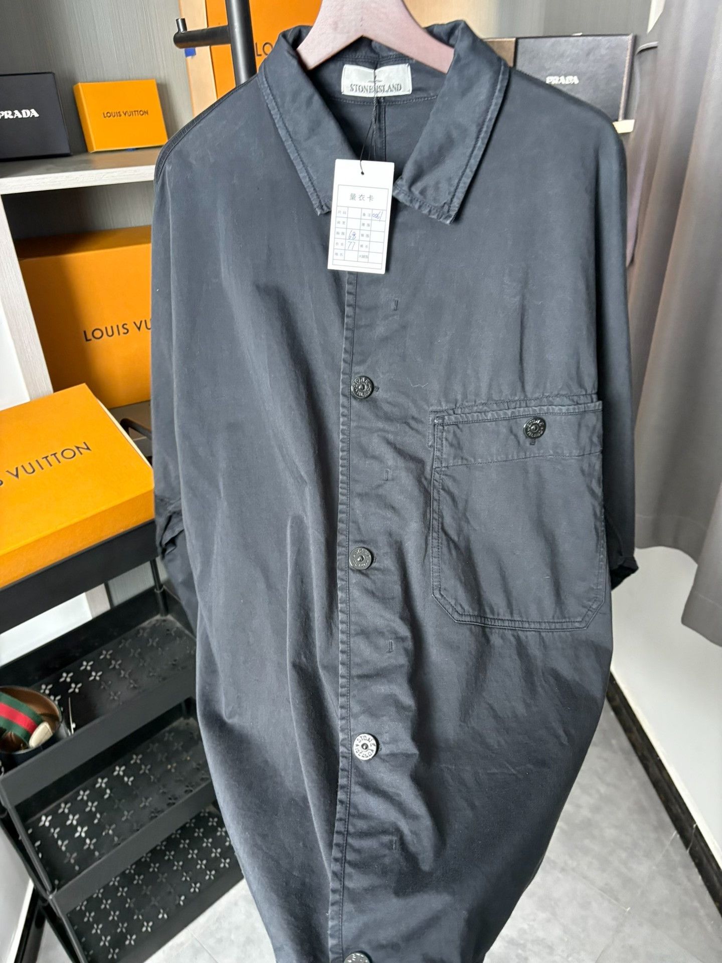 Stone Island Stone Island Cargo Gray Light Jacket XL Men Size US XL / EU 56 / 4 - 6 Thumbnail