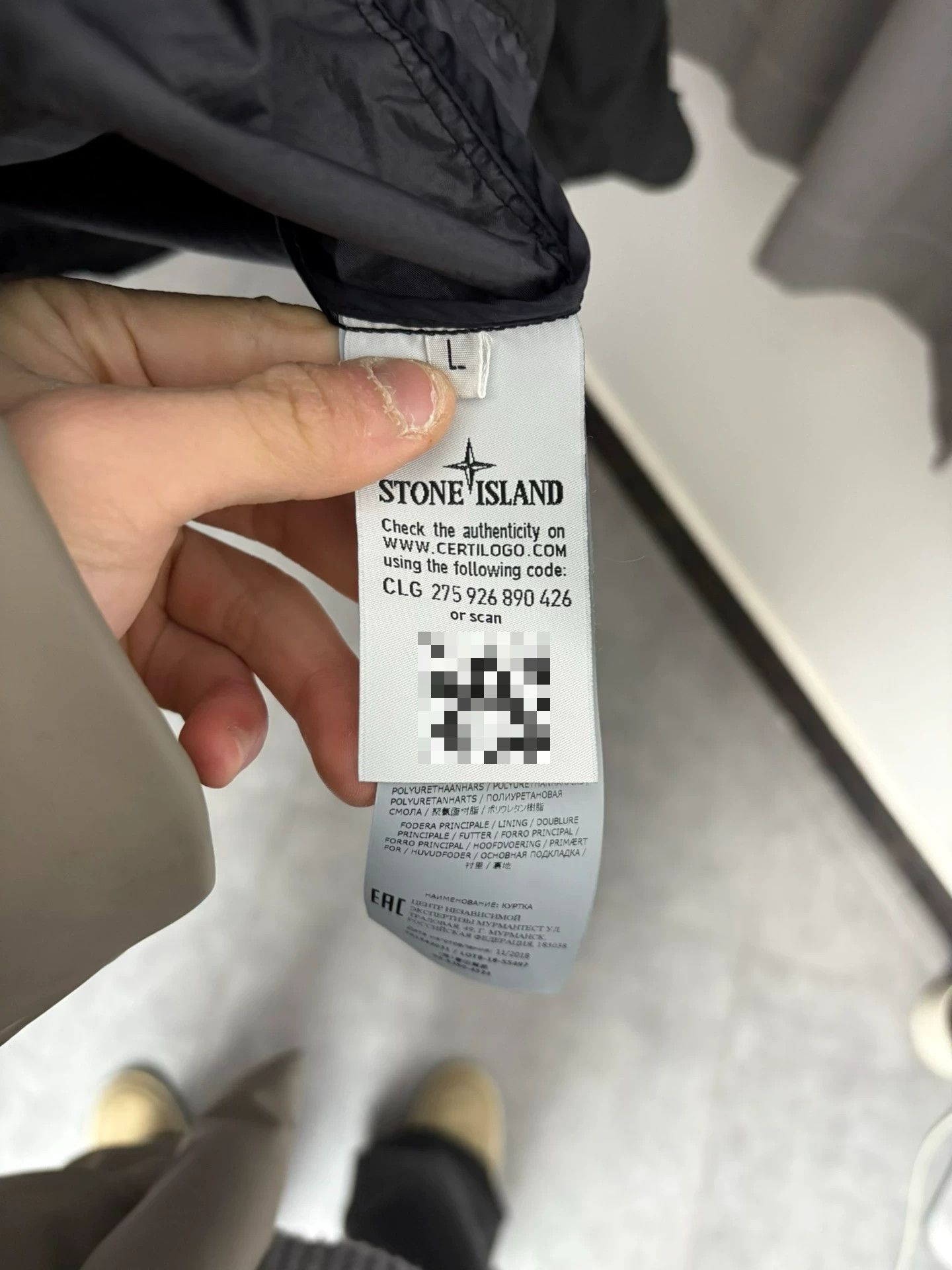 Stone Island Stone Island Nylon Black Light Jacket L Men Size US L / EU 52-54 / 3 - 4 Thumbnail