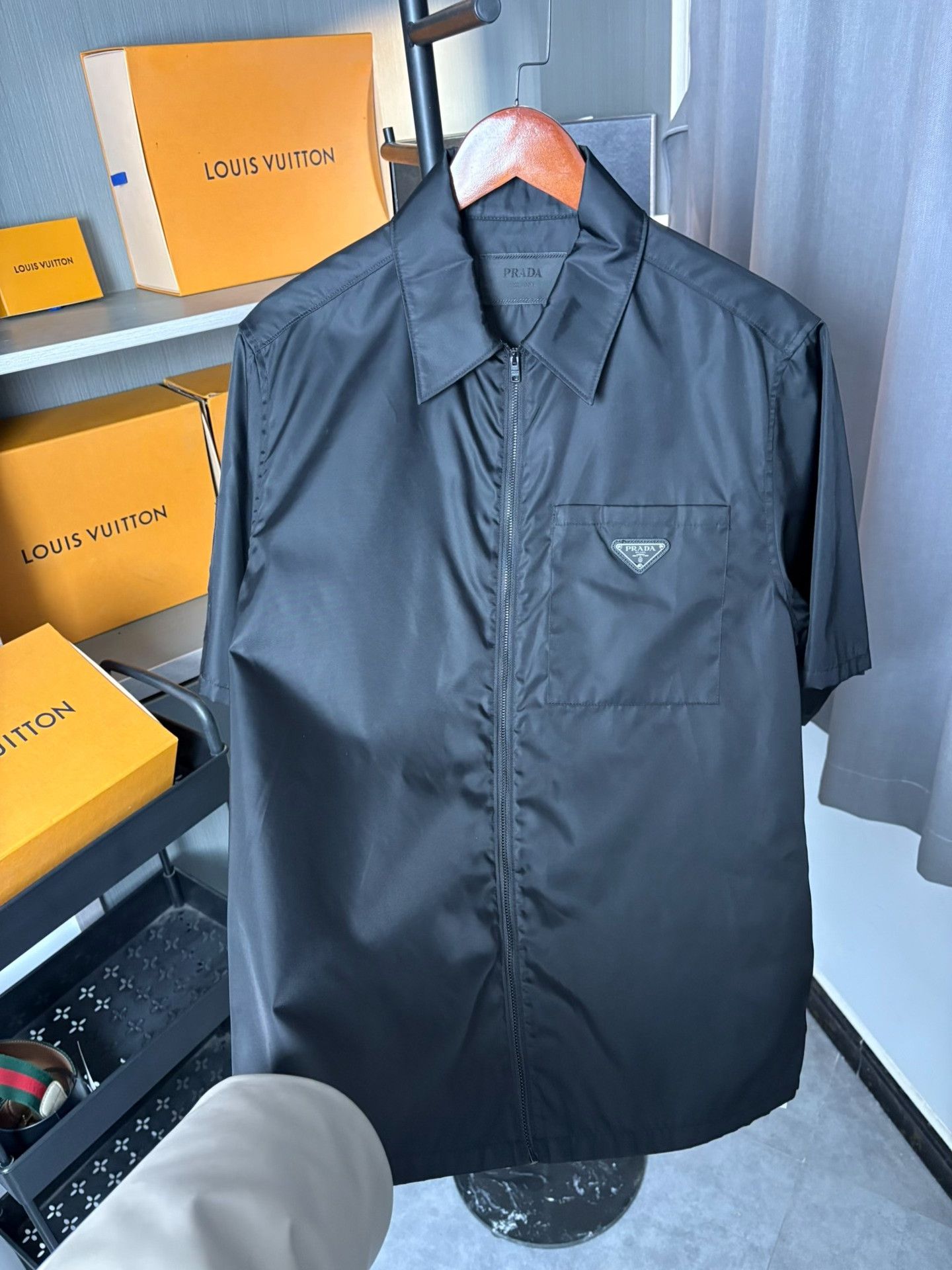 Prada Prada Black Shirt S Men Size US S / EU 44-46 / 1 - 7 Thumbnail