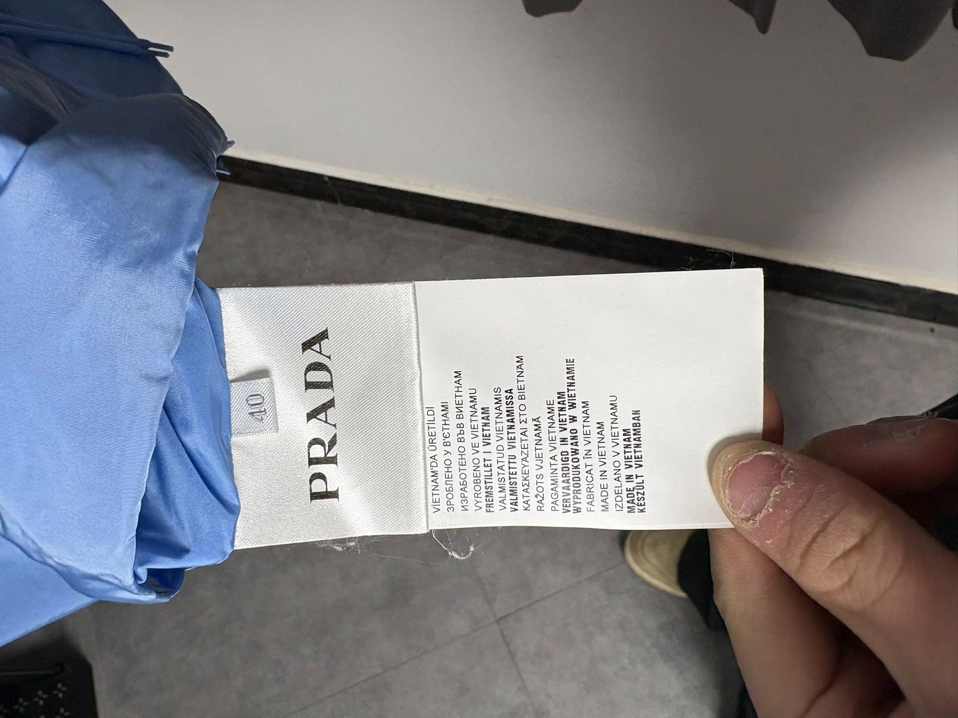 Prada Prada Blue Light Jacket 40 Men Size US M / EU 48-50 / 2 - 5 Thumbnail