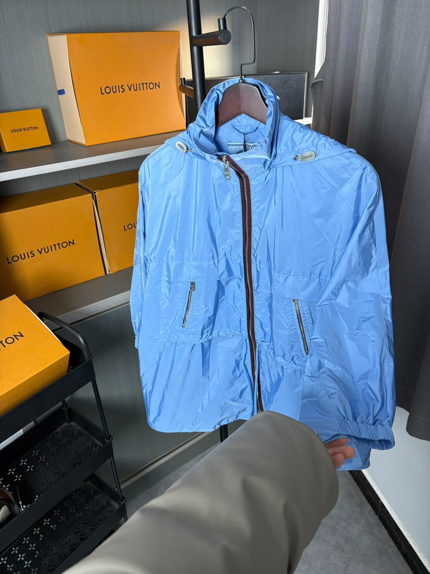 Prada Prada Blue Light Jacket 40 Men Size US M / EU 48-50 / 2 - 6 Thumbnail