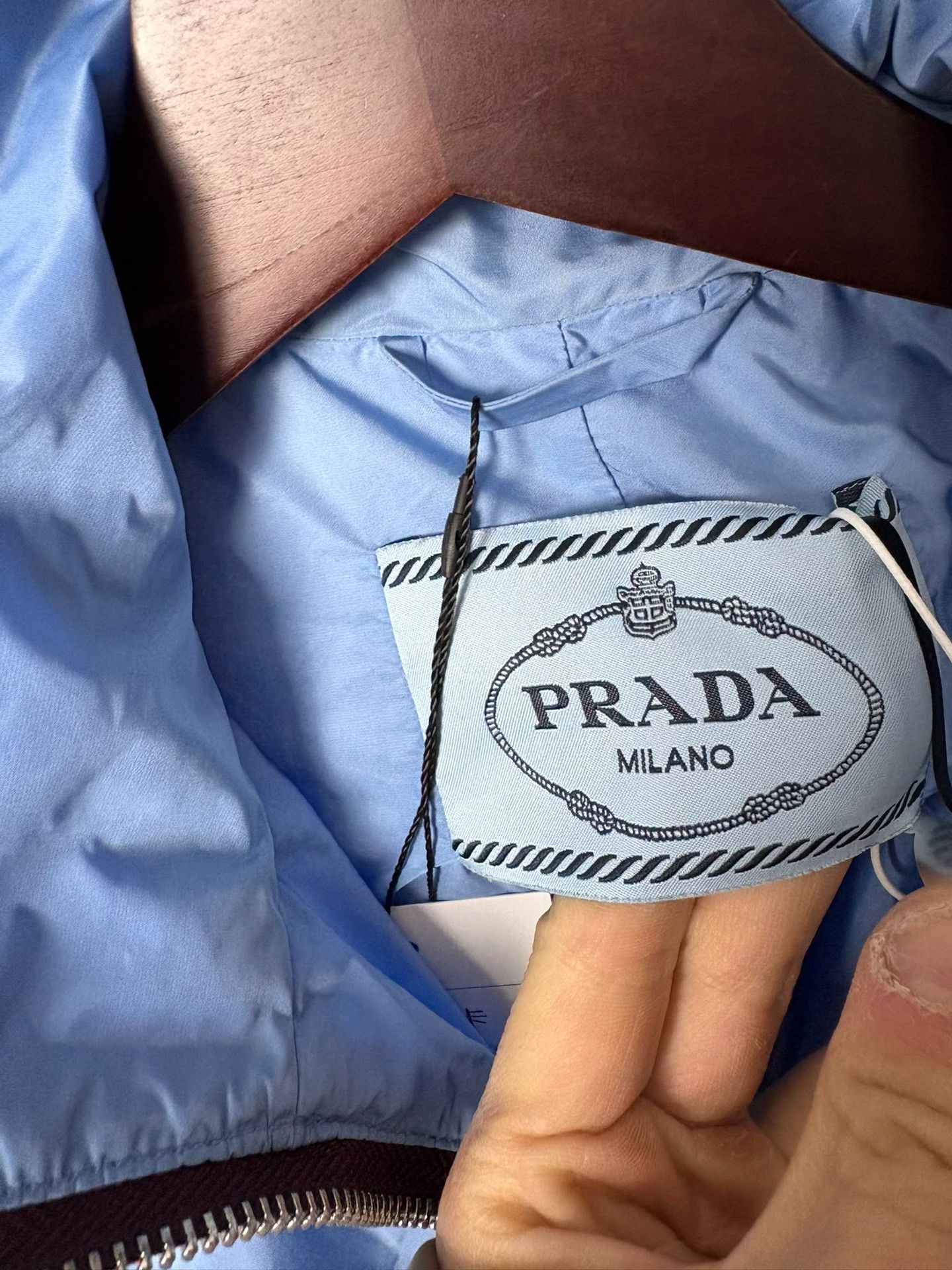 Prada Prada Blue Light Jacket 40 Men Size US M / EU 48-50 / 2 - 3 Thumbnail
