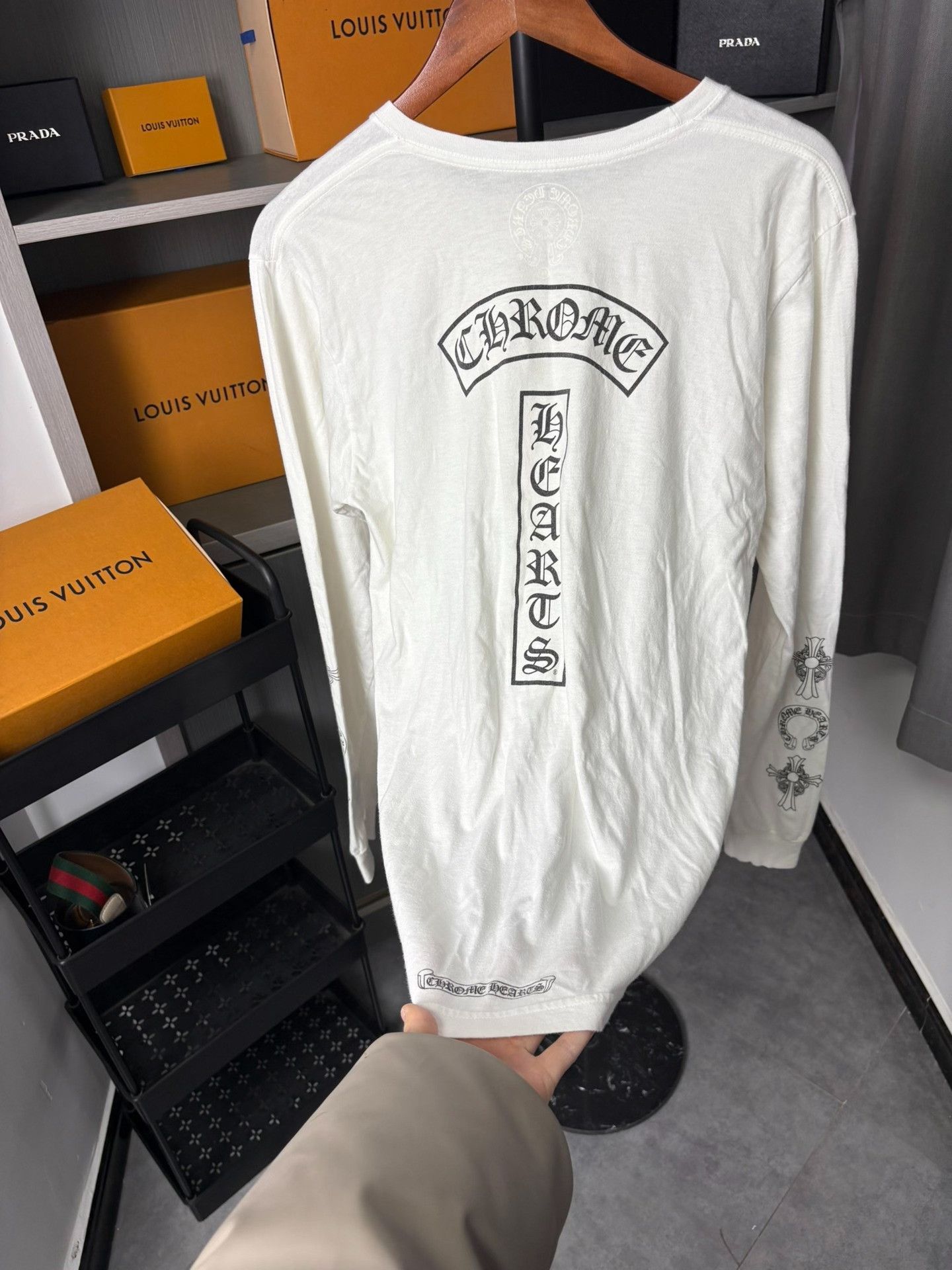 Chrome Hearts Chrome Hearts White T-Shirt M Men Size US M / EU 48-50 / 2 - 2 Thumbnail