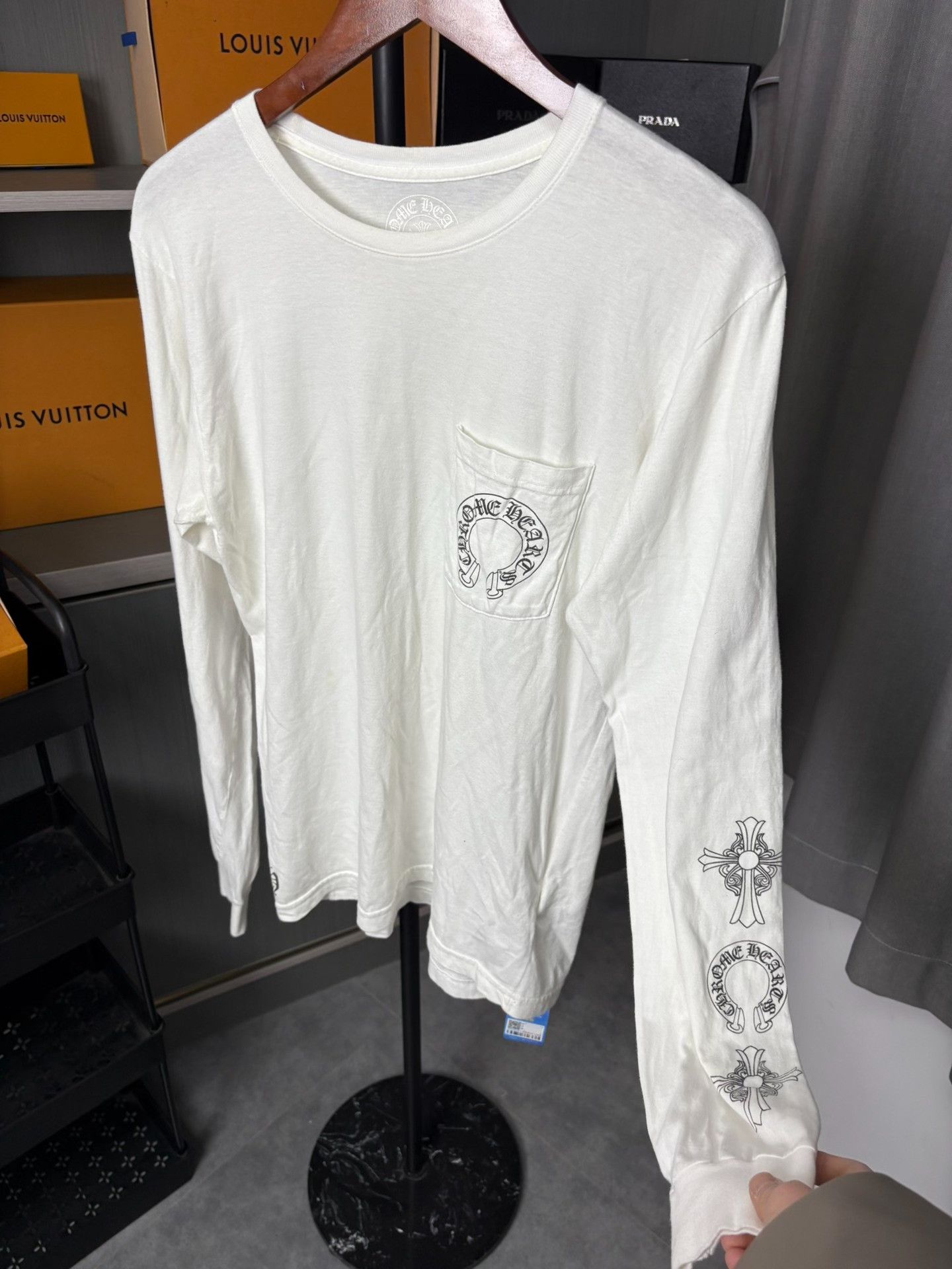 Chrome Hearts Chrome Hearts White T-Shirt M Men Size US M / EU 48-50 / 2 - 9 Thumbnail