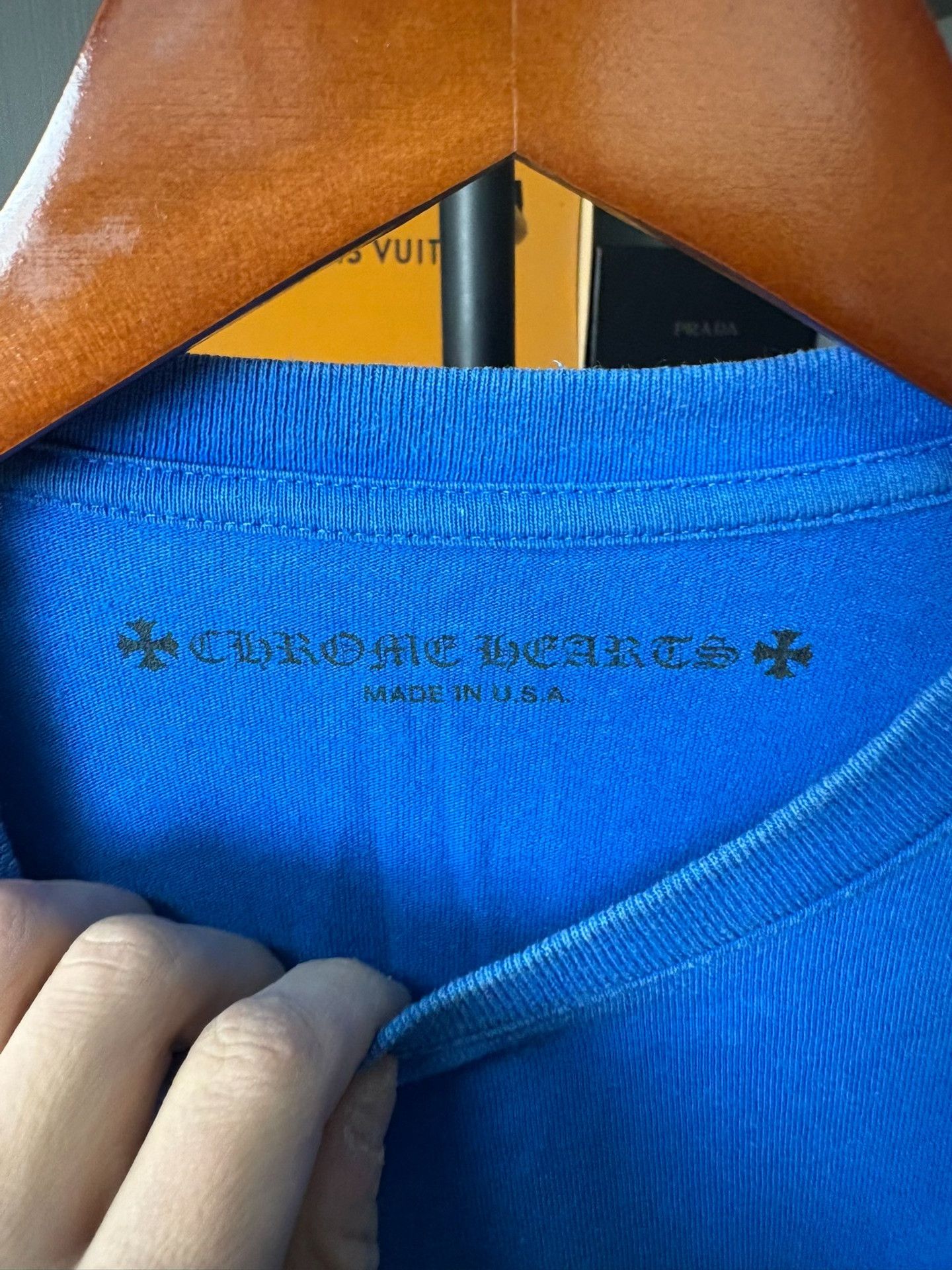 Chrome Hearts Chrome Hearts Collab Blue T-Shirt M Men Size US M / EU 48-50 / 2 - 5 Thumbnail