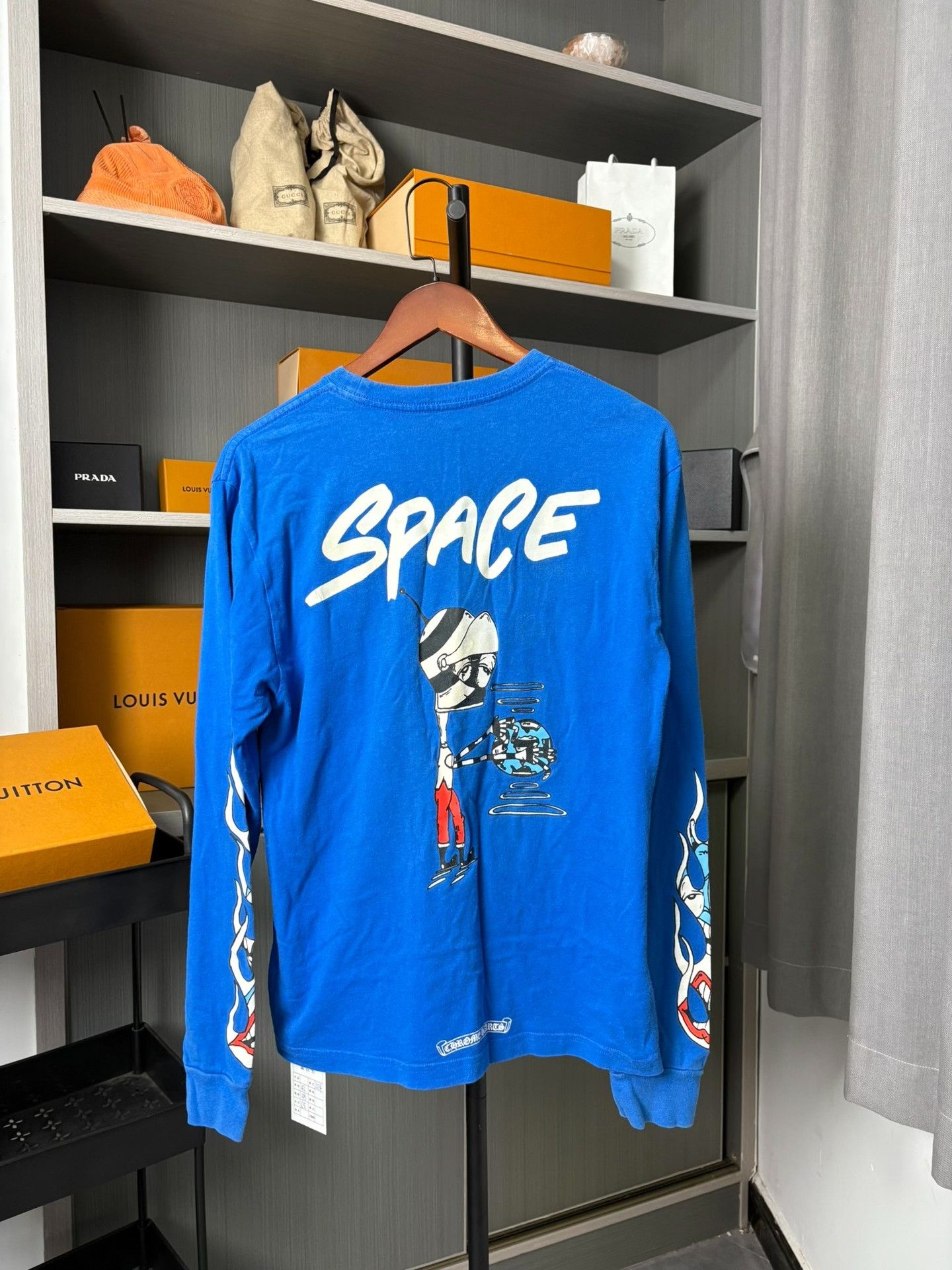Chrome Hearts Chrome Hearts Collab Blue T-Shirt M Men Size US M / EU 48-50 / 2 - 2 Thumbnail