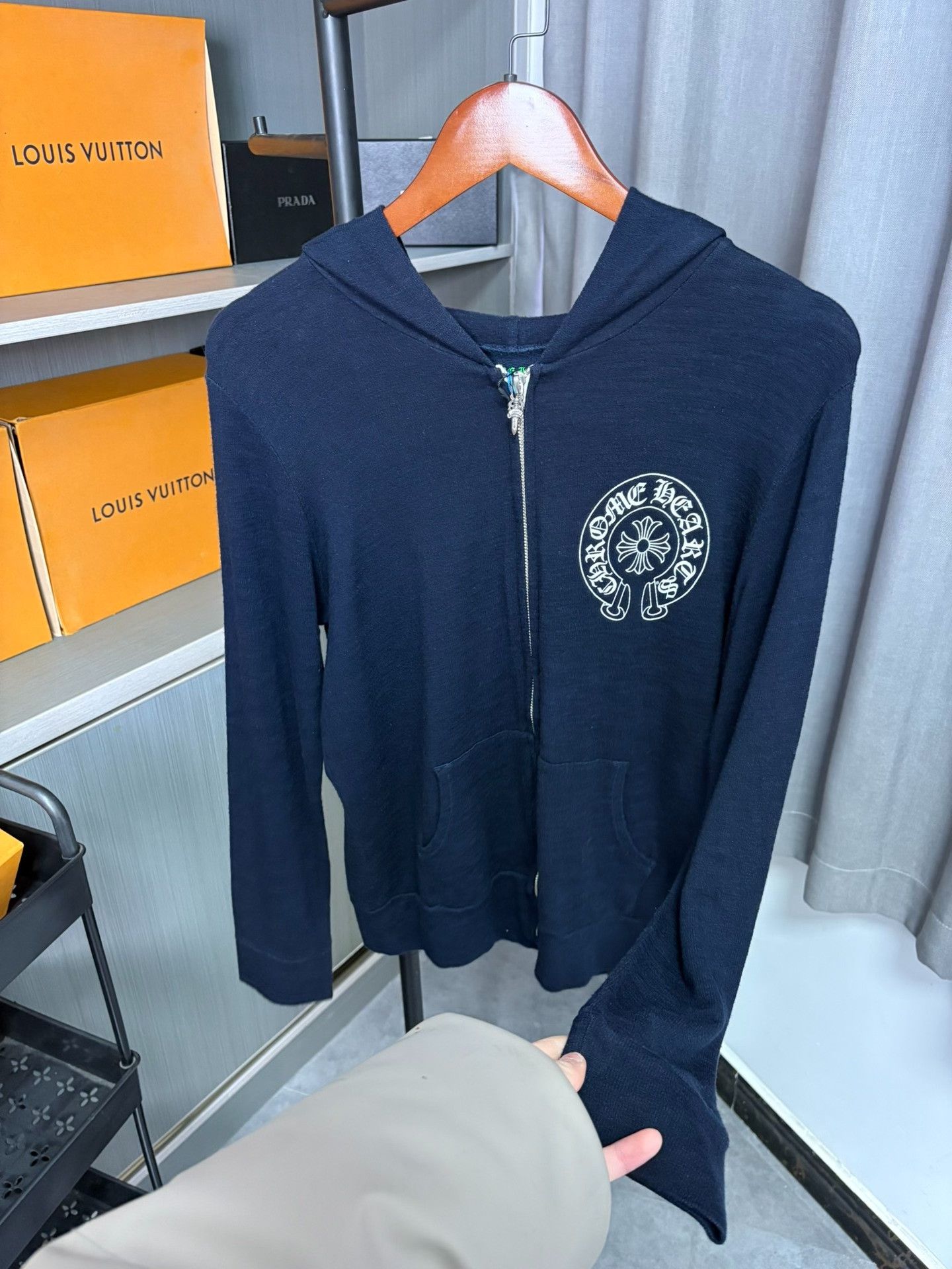 Chrome Hearts Chrome Hearts Blue Hoodie M Men Size US M / EU 48-50 / 2 - 9 Thumbnail