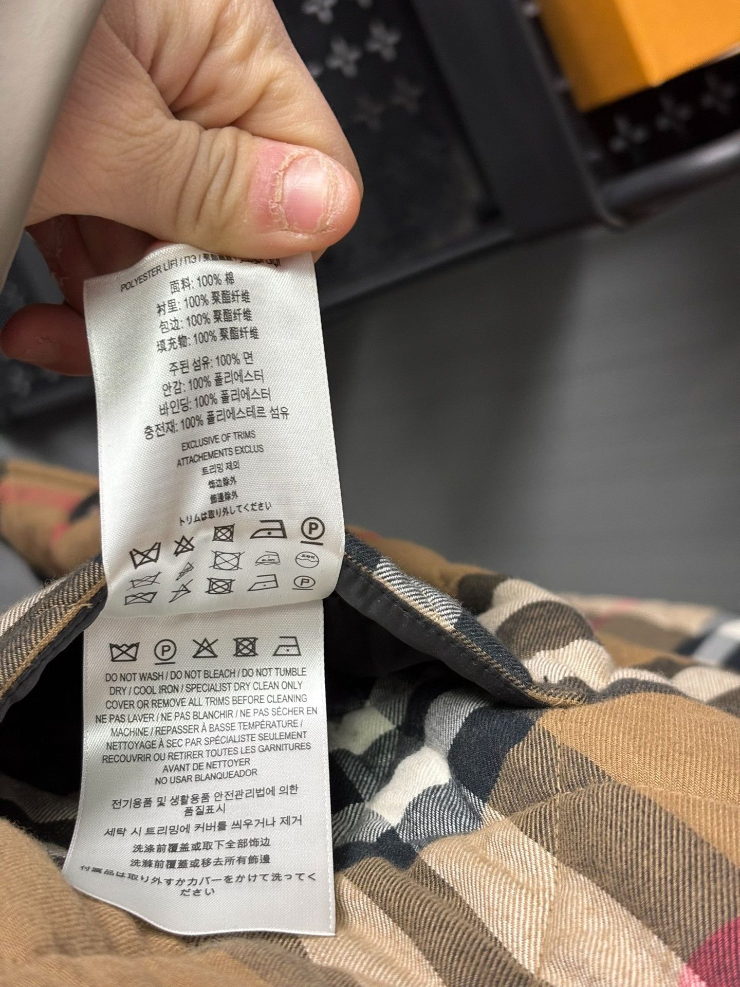 Burberry Burberry Plaid Cotton Heavy Coat XL Men Size US XL / EU 56 / 4 - 4 Thumbnail