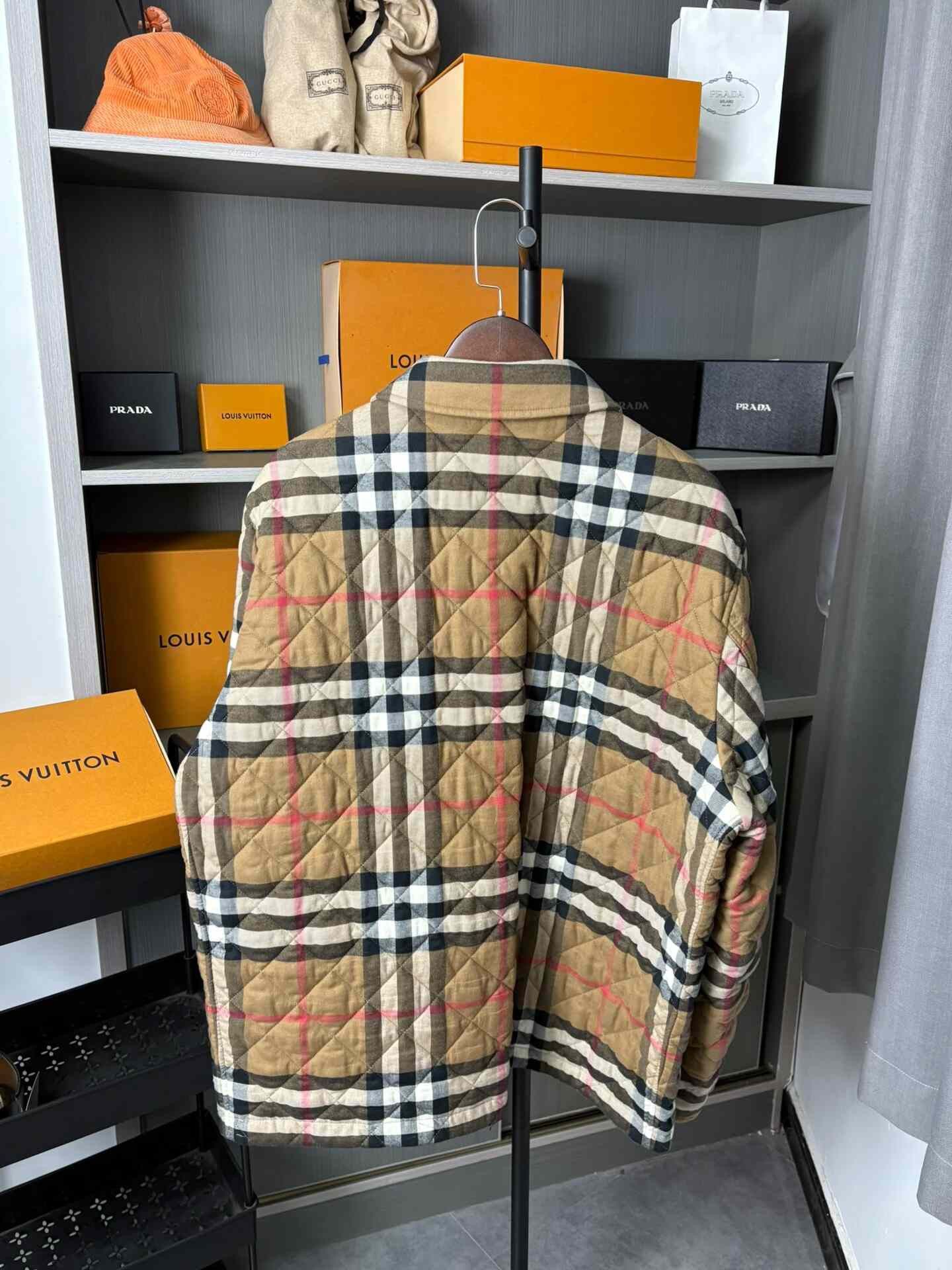 Burberry Burberry Plaid Cotton Heavy Coat XL Men Size US XL / EU 56 / 4 - 2 Thumbnail