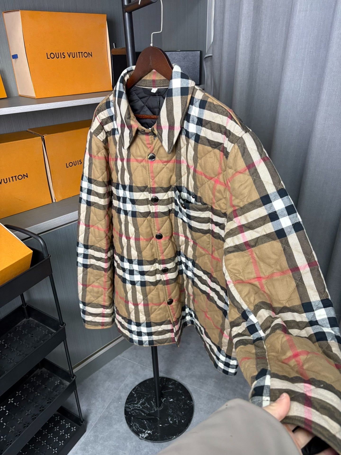 Burberry Burberry Plaid Cotton Heavy Coat XL Men Size US XL / EU 56 / 4 - 8 Thumbnail