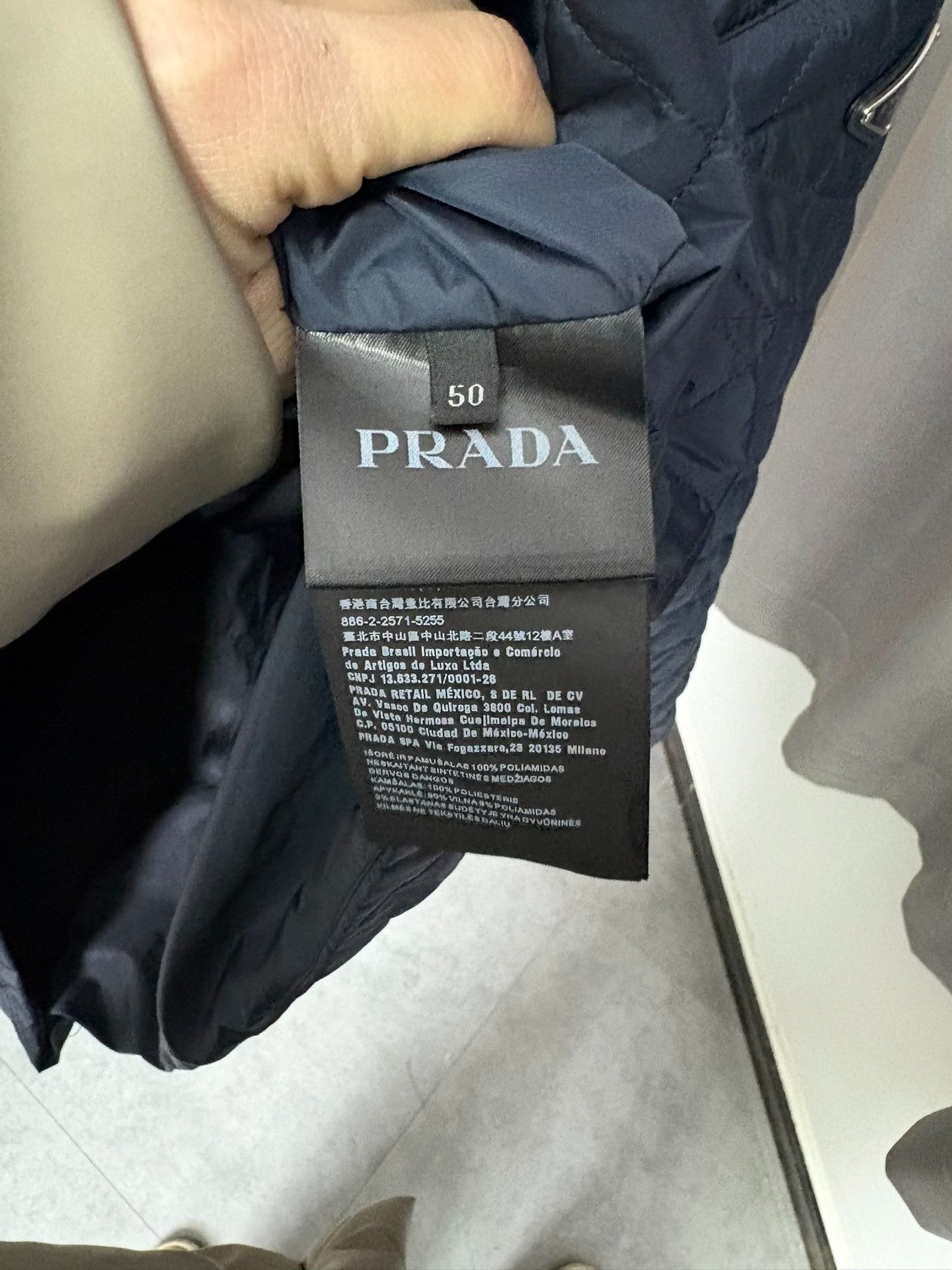 Prada Prada Cotton Blue Heavy Coat 50 Men Size US XL / EU 56 / 4 - 6 Thumbnail