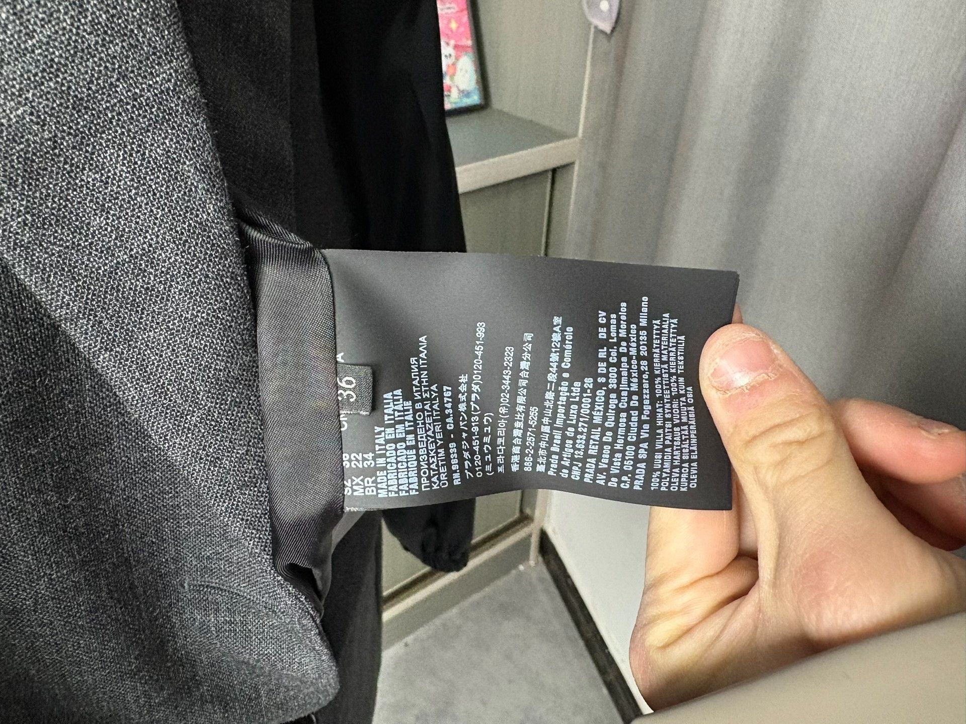 Prada Prada Formal Gray Suit 36 Men Size 40R - 6 Thumbnail