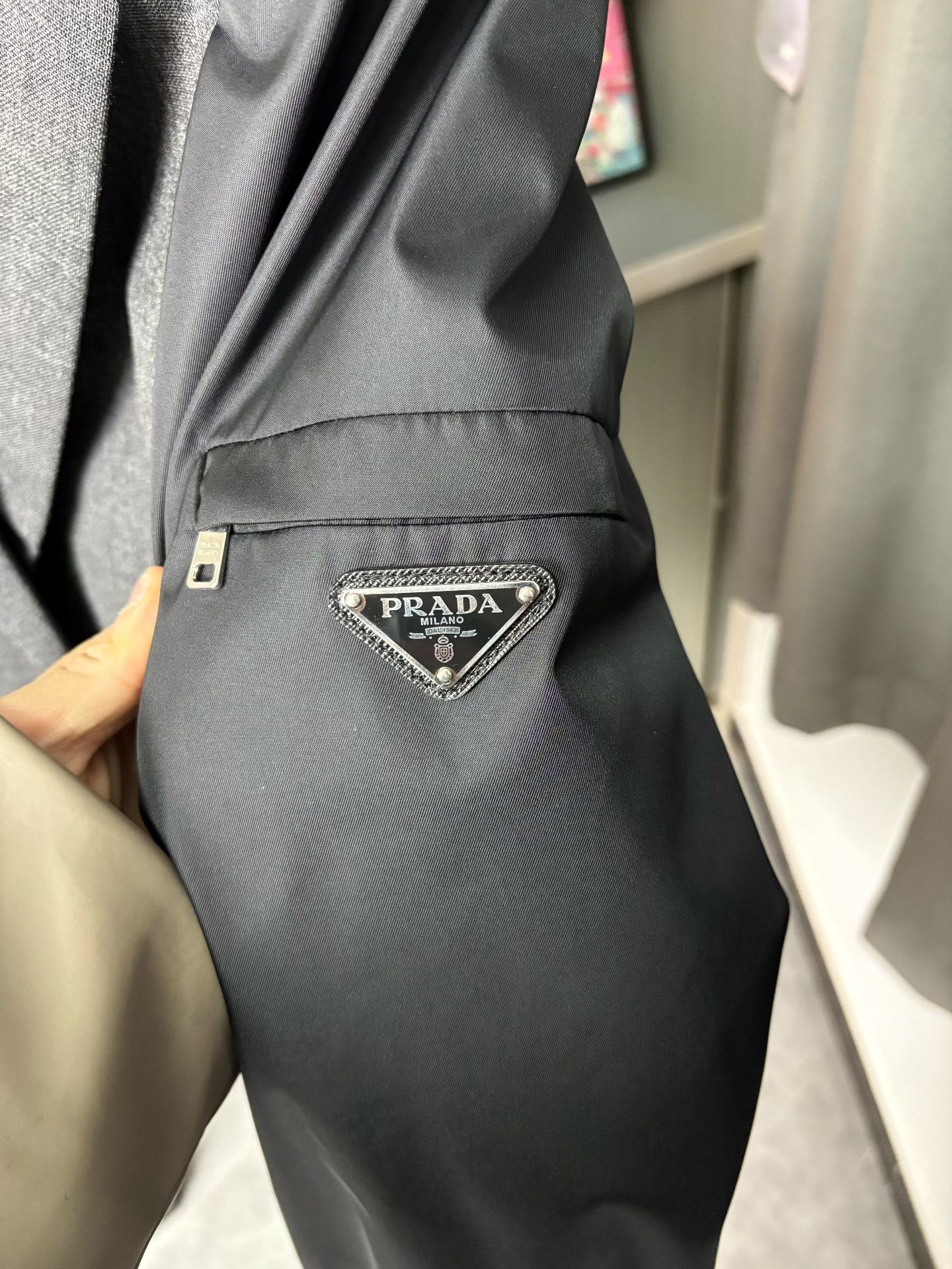 Prada Prada Formal Gray Suit 36 Men Size 40R - 4 Thumbnail