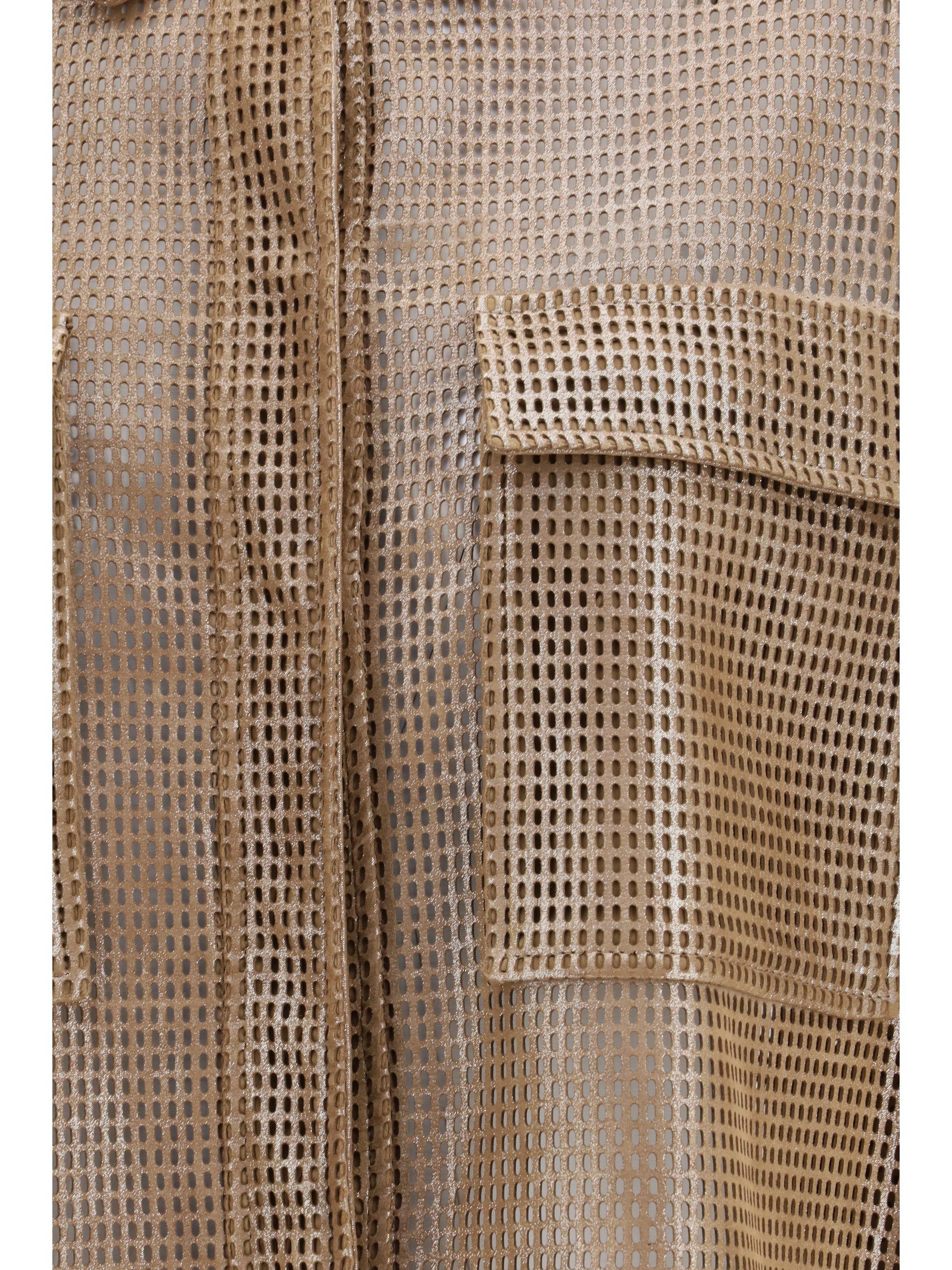 Brunello Cucinelli Sparkling Net leather Shirt Size M / US 6-8 / IT 42-44 - 3 Thumbnail