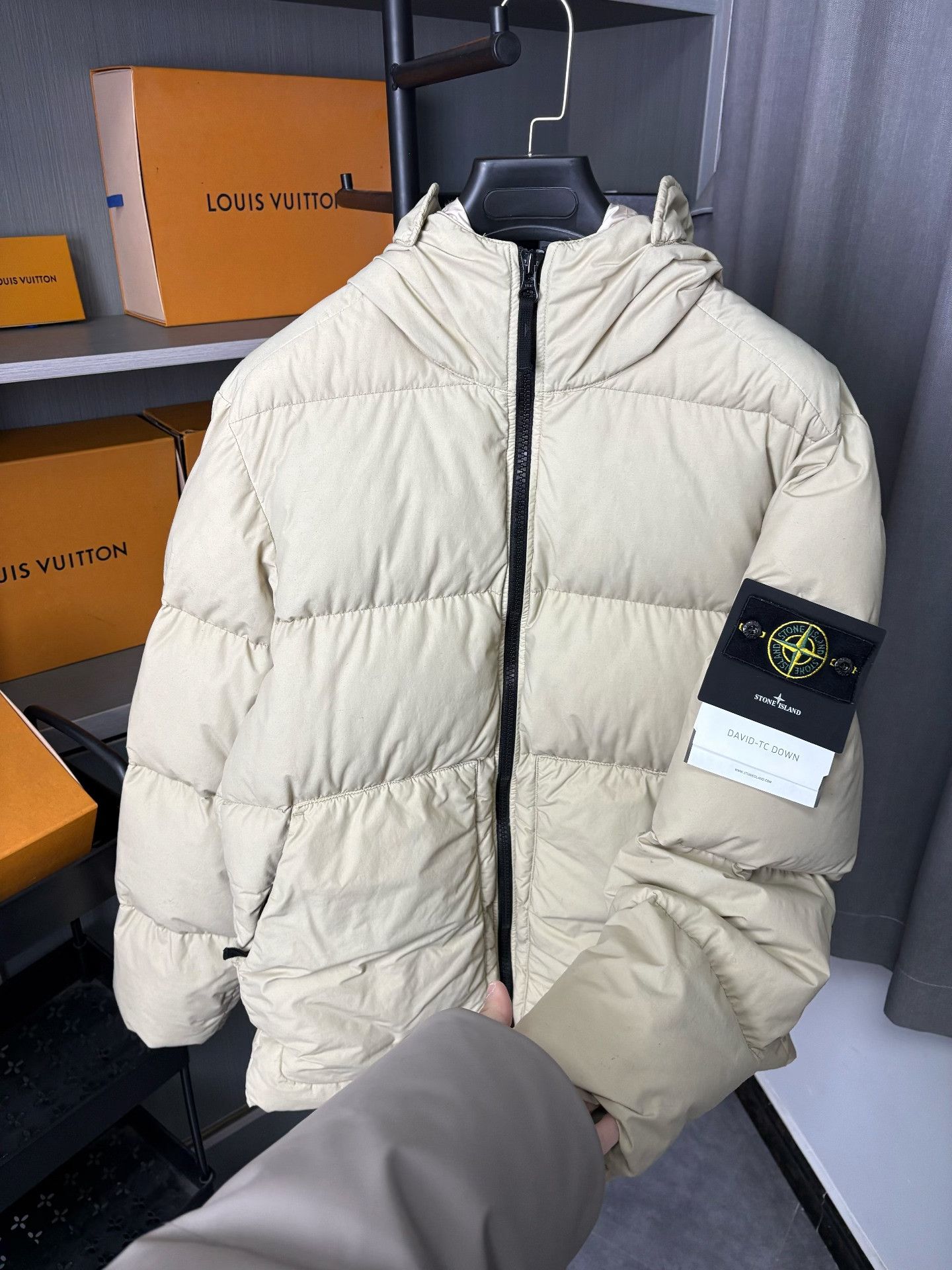 Stone Island Stone Island Down Beige Heavy Coat M Men Size US M / EU 48-50 / 2 - 8 Thumbnail