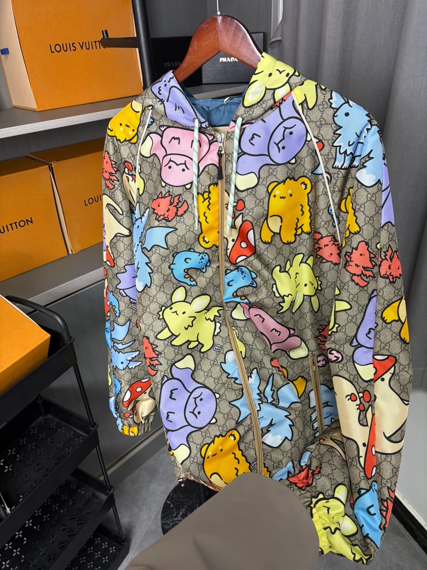Gucci Gucci Printed Light Jacket 48 Men Size US XL / EU 56 / 4 - 6 Thumbnail