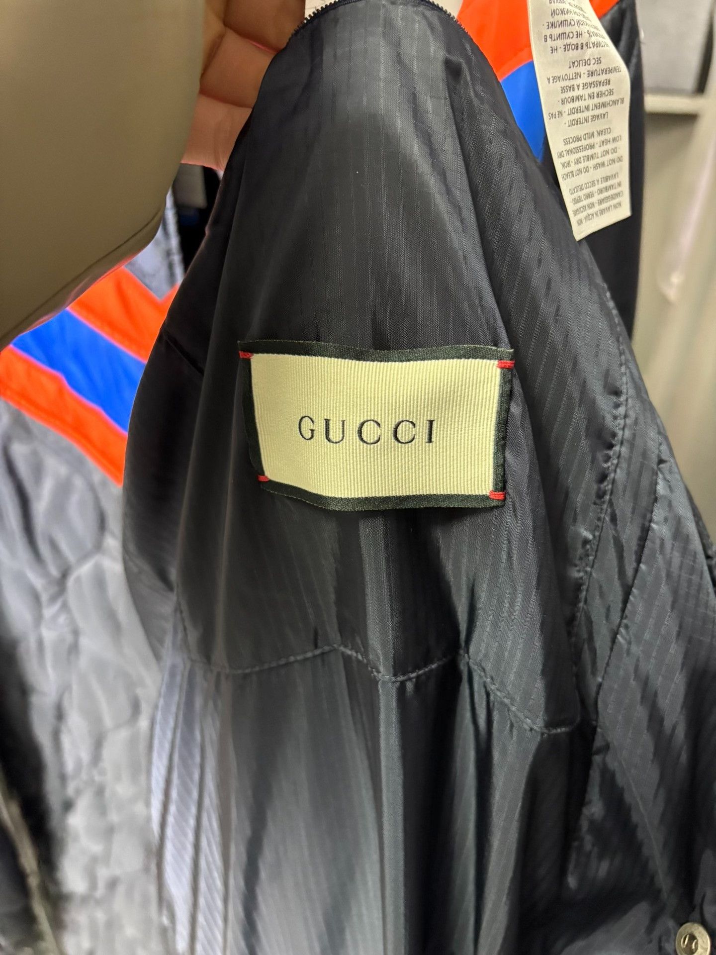 Gucci Gucci Cotton Blue Heavy Coat 46 Men Size US L / EU 52-54 / 3 - 4 Thumbnail