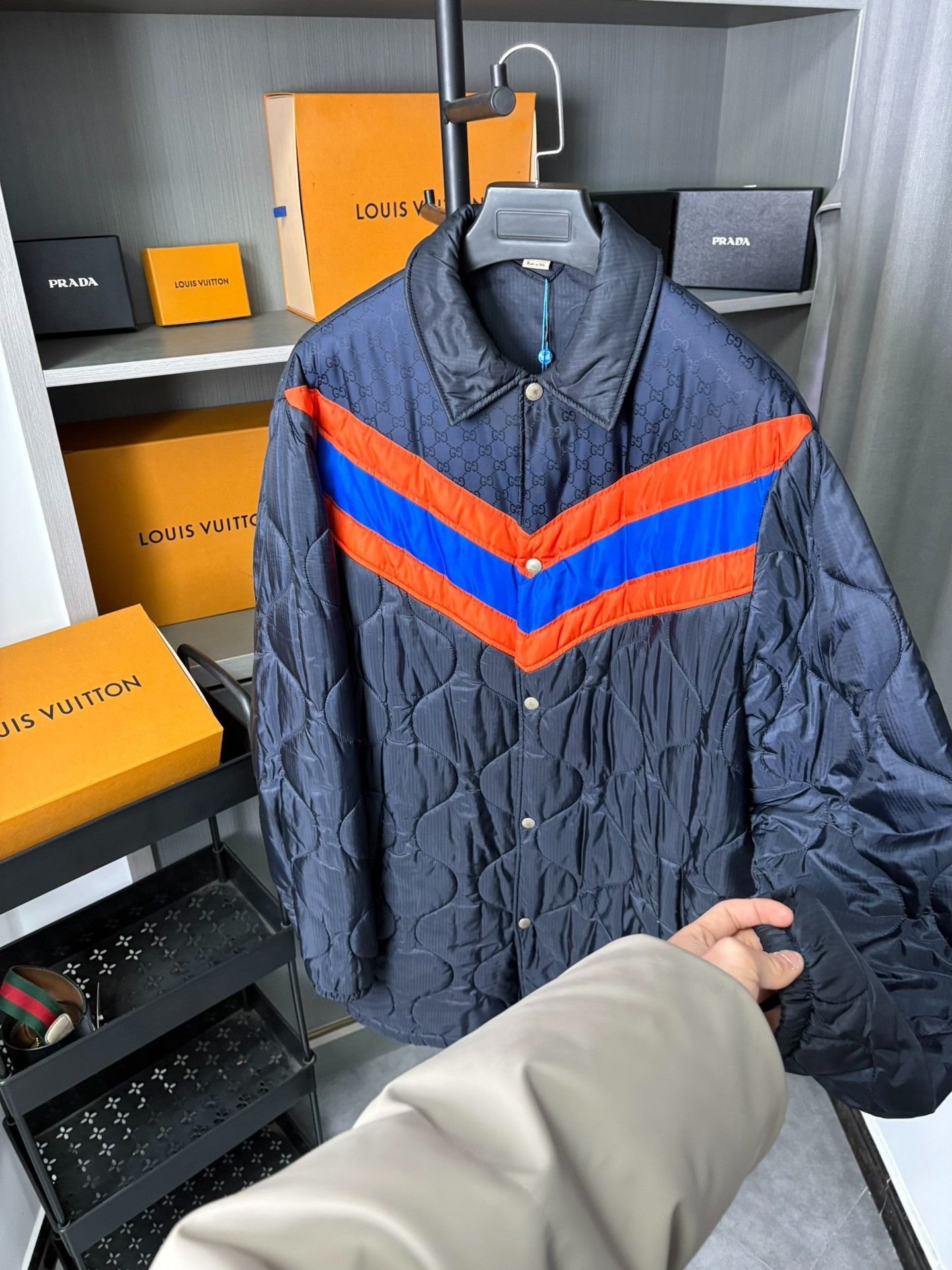 Gucci Gucci Cotton Blue Heavy Coat 46 Men Size US L / EU 52-54 / 3 - 7 Thumbnail