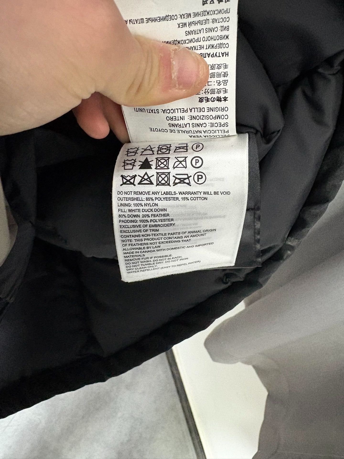Canada Goose Canada Goose Down Black Heavy Coat 41 Men Size US M / EU 48-50 / 2 - 6 Thumbnail