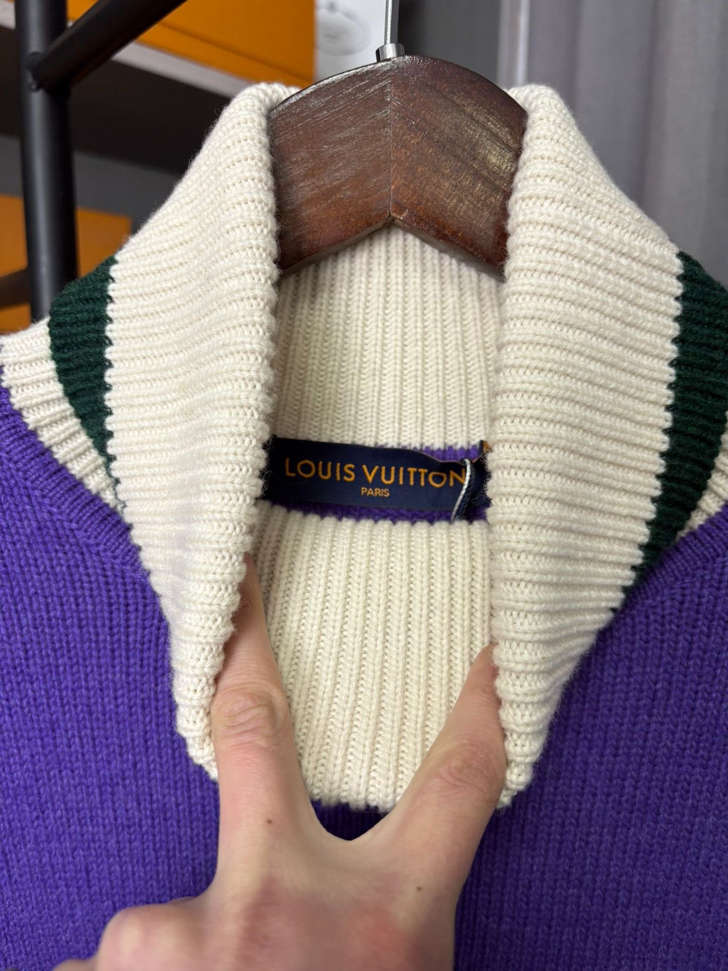 Louis Vuitton Louis Vuitton Purple Sweater S Men Size US S / EU 44-46 / 1 - 3 Thumbnail