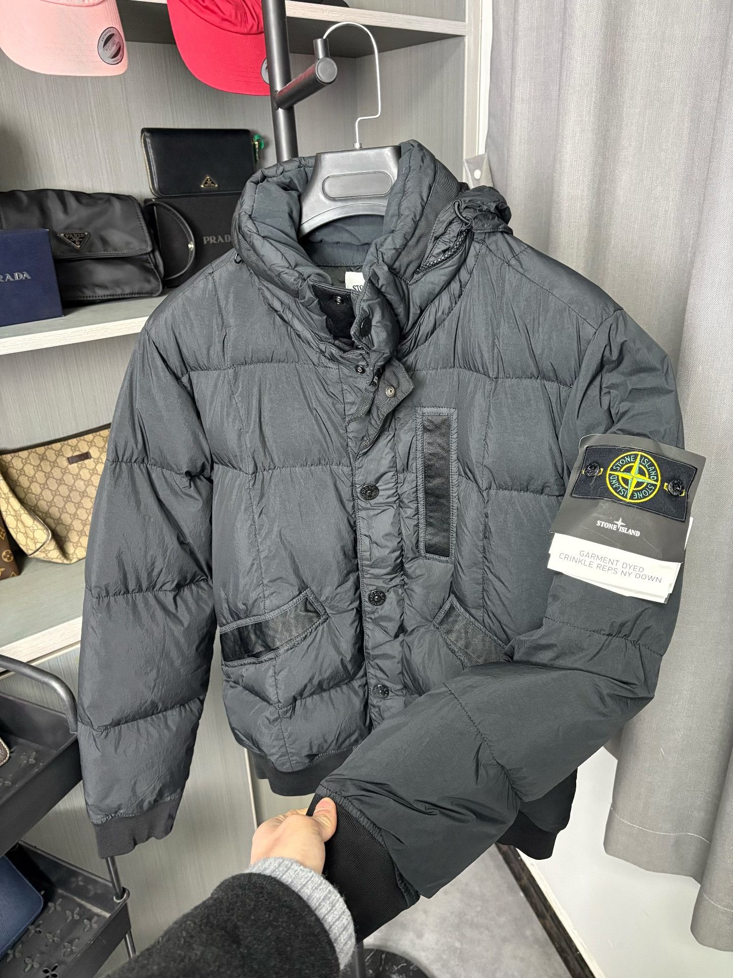 Stone Island Stone Island Down Black Heavy Coat M Men Size US M / EU 48-50 / 2 - 5 Thumbnail