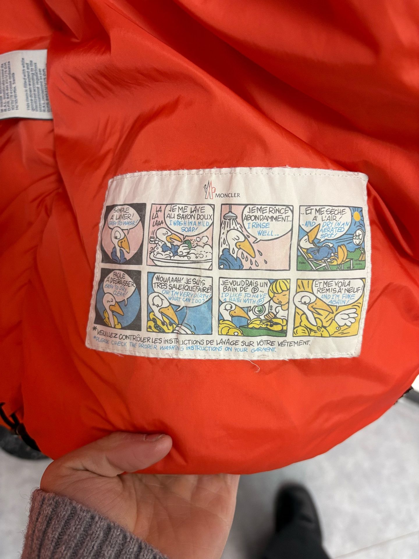 Moncler Moncler Down Orange Heavy Coat Men Size US M / EU 48-50 / 2 - 5 Thumbnail